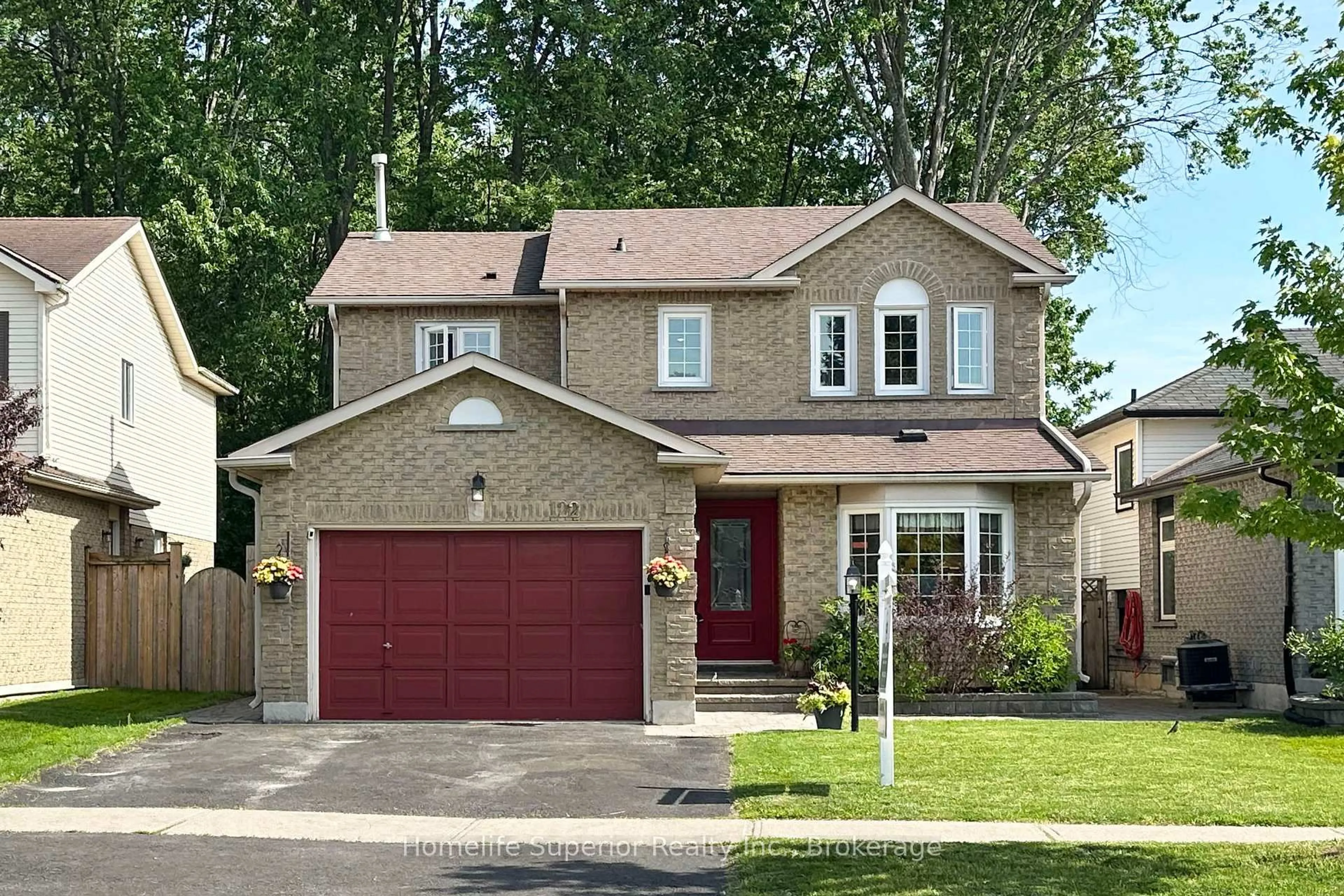 Home with brick exterior material, street for 122 Sandringham Dr, Clarington Ontario L1E 1Y6