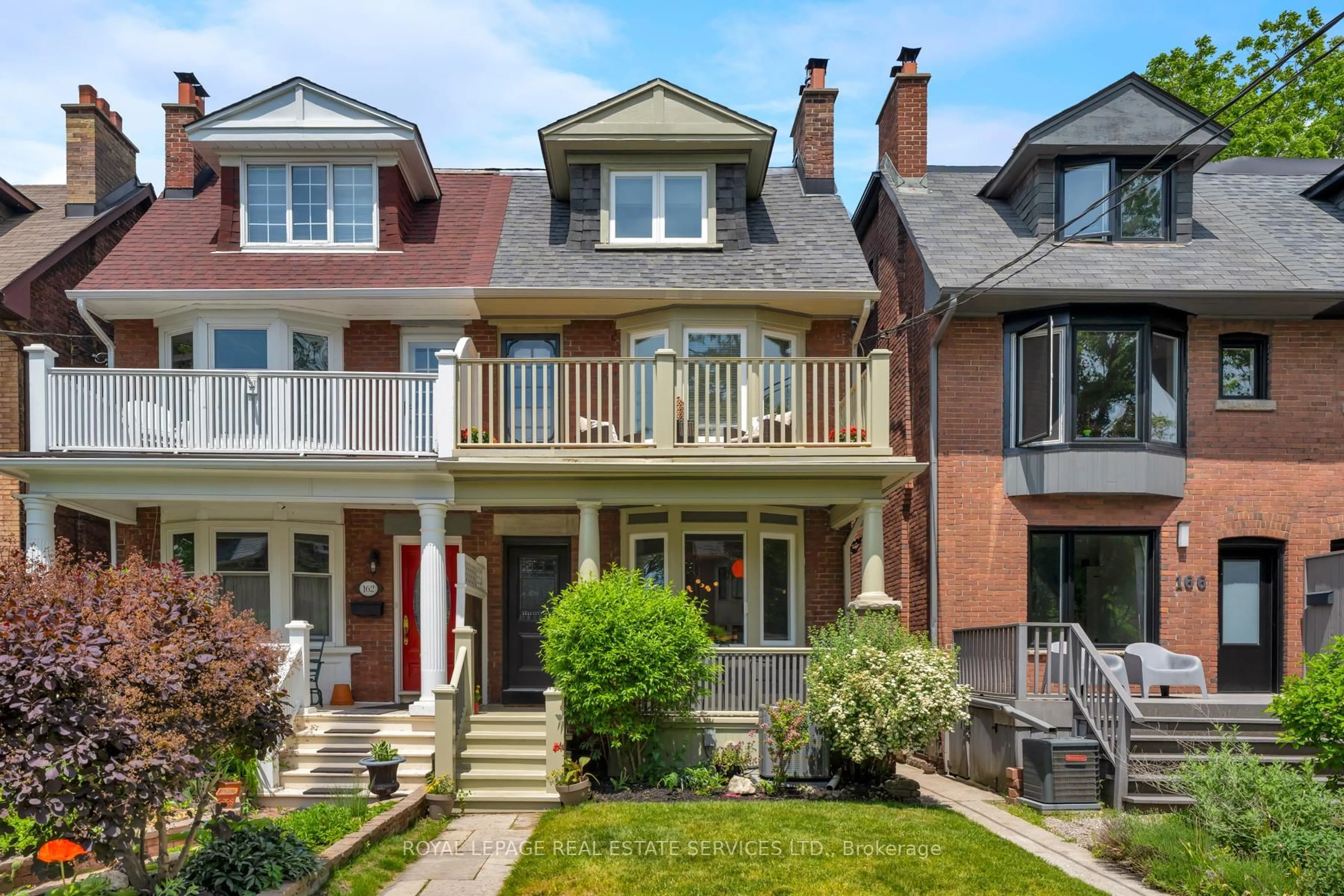 Home with brick exterior material, street for 164 Fulton Ave, Toronto Ontario M4K 1Y3