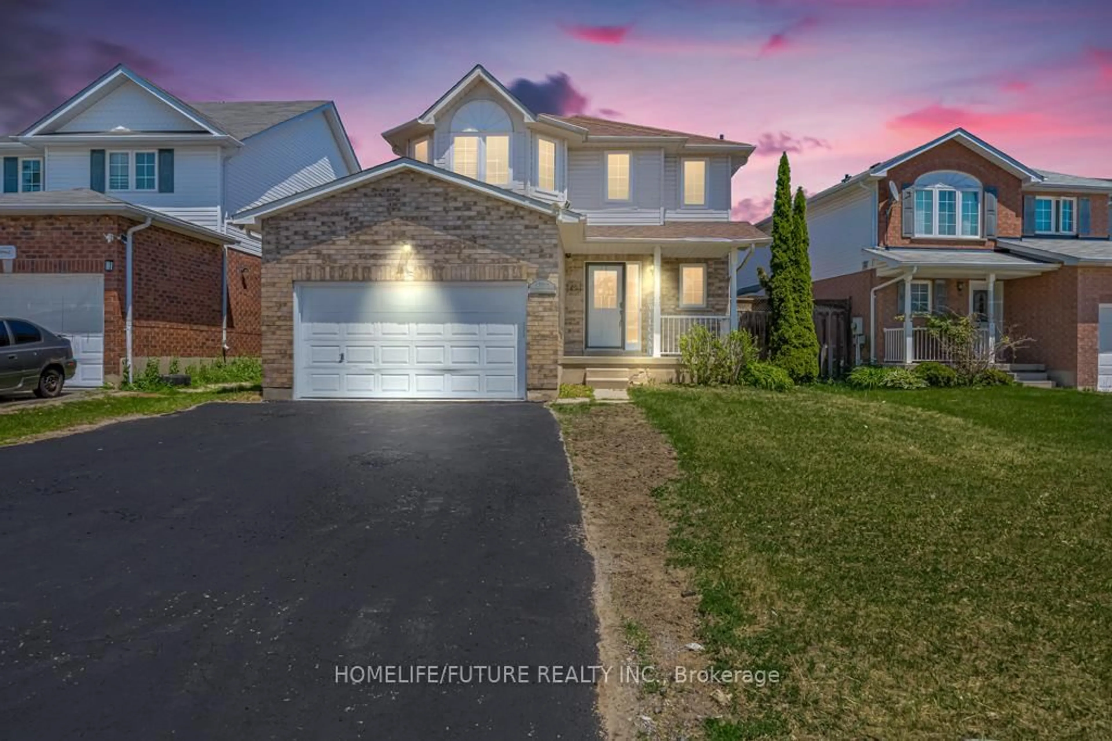Home with brick exterior material, street for 1966 Dalhousie Cres, Oshawa Ontario L1G 8C3