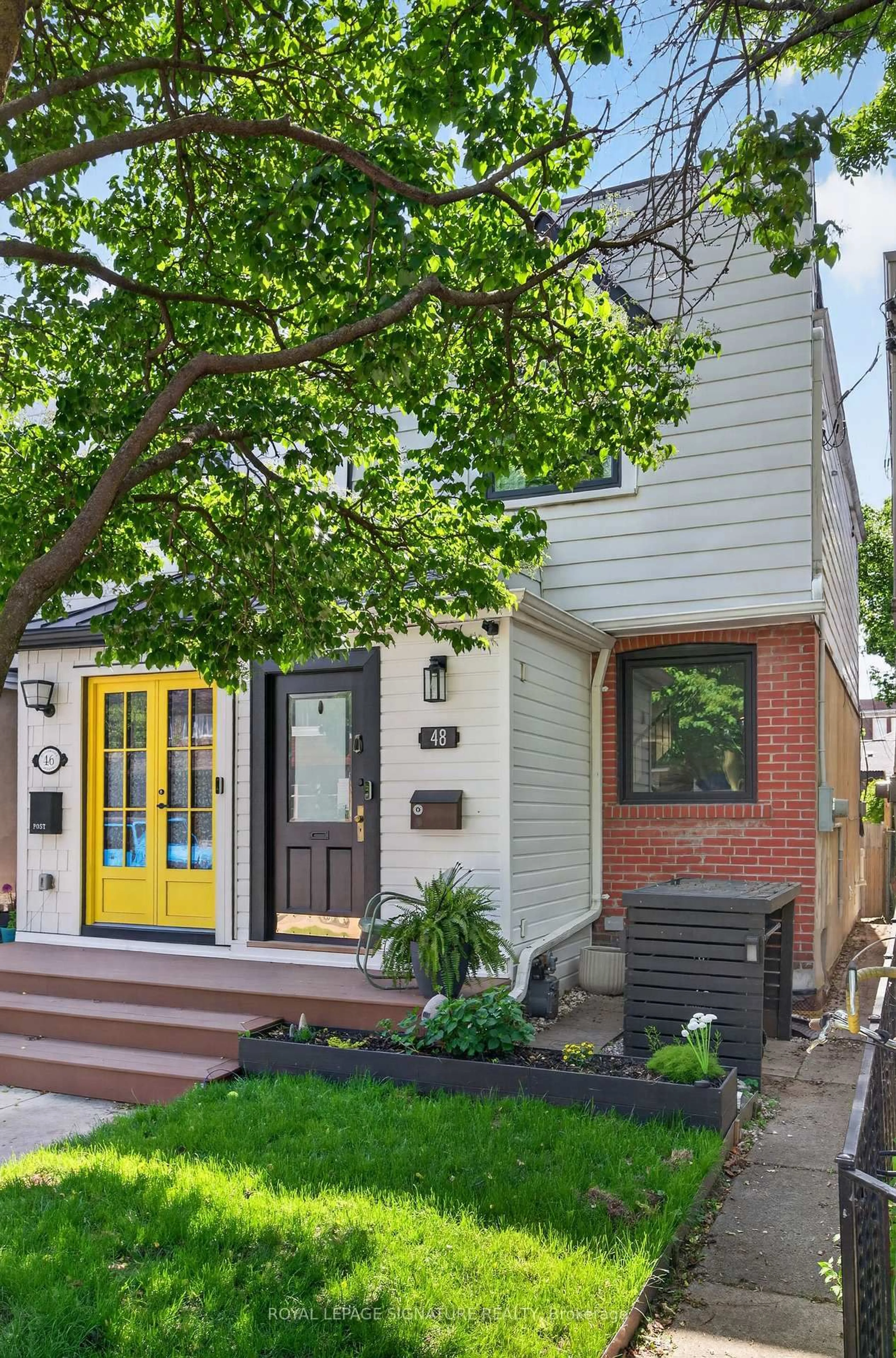 Home with brick exterior material, street for 48 Rushbrooke Ave, Toronto Ontario M4M 3A9
