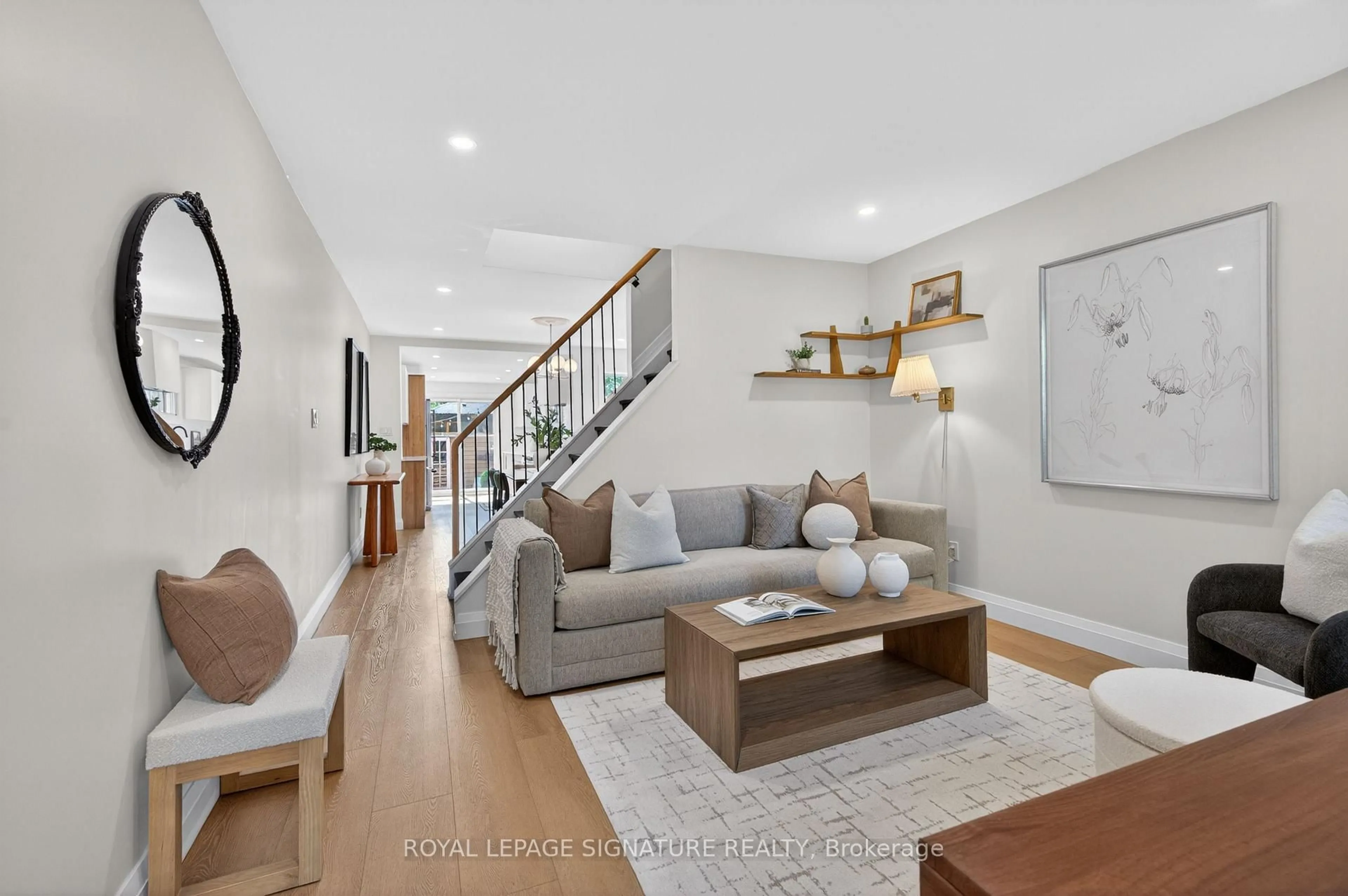 Living room with furniture, unknown for 48 Rushbrooke Ave, Toronto Ontario M4M 3A9