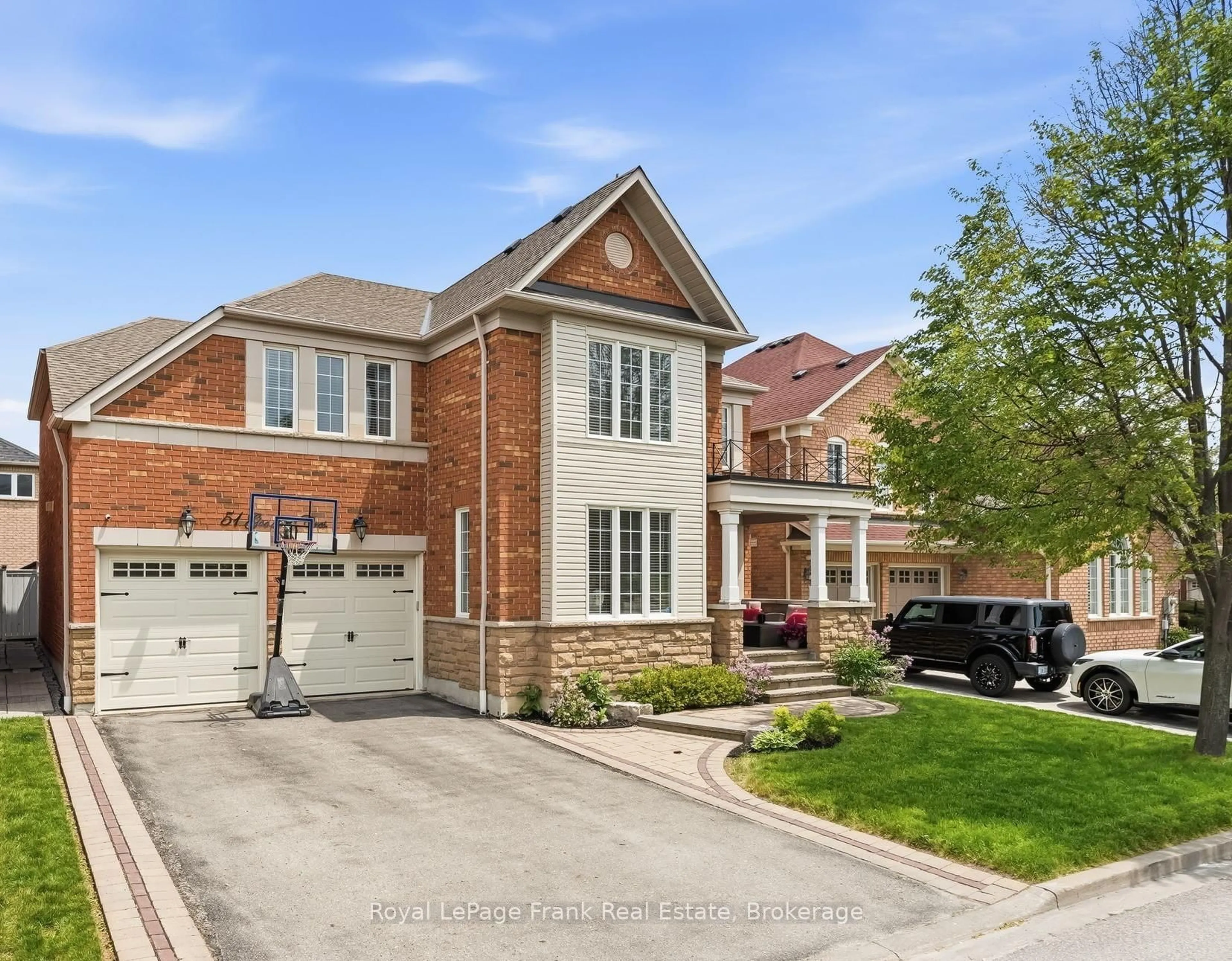 Home with brick exterior material, street for 51 Goodhart Cres, Ajax Ontario L1T 4J1
