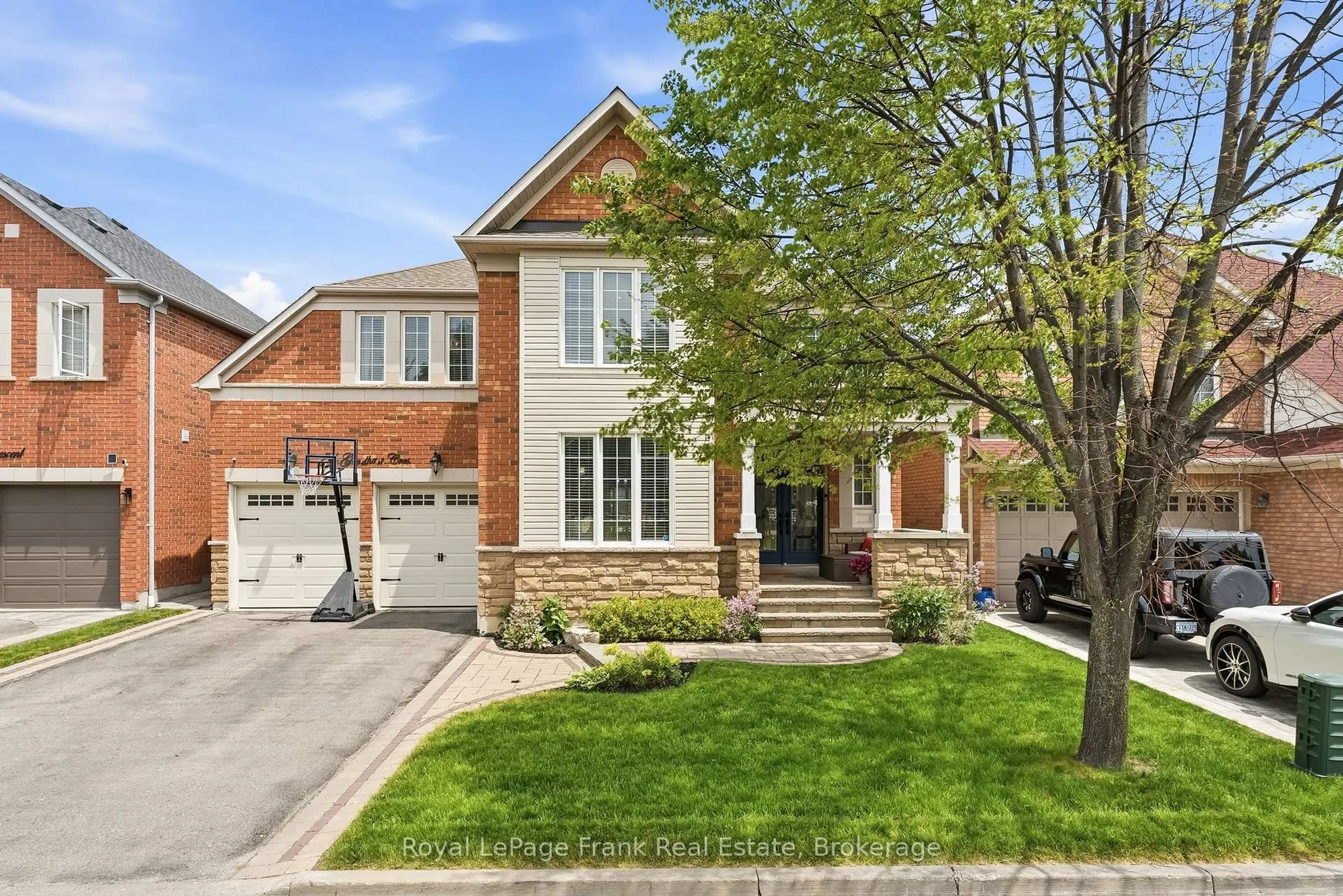 Home with brick exterior material, street for 51 Goodhart Cres, Ajax Ontario L1T 4J1
