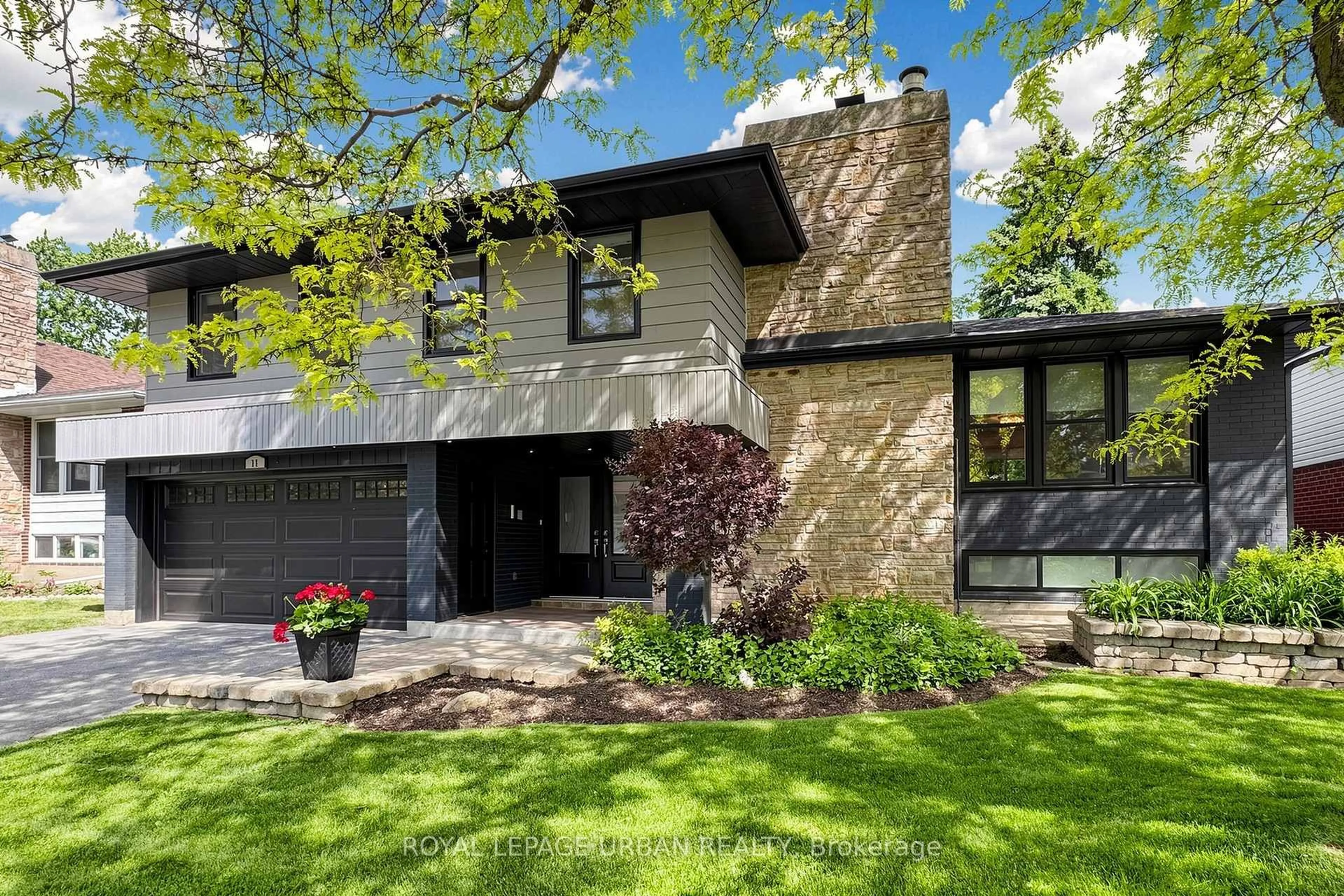 Home with brick exterior material, street for 11 Caronridge Cres, Toronto Ontario M1W 1L1