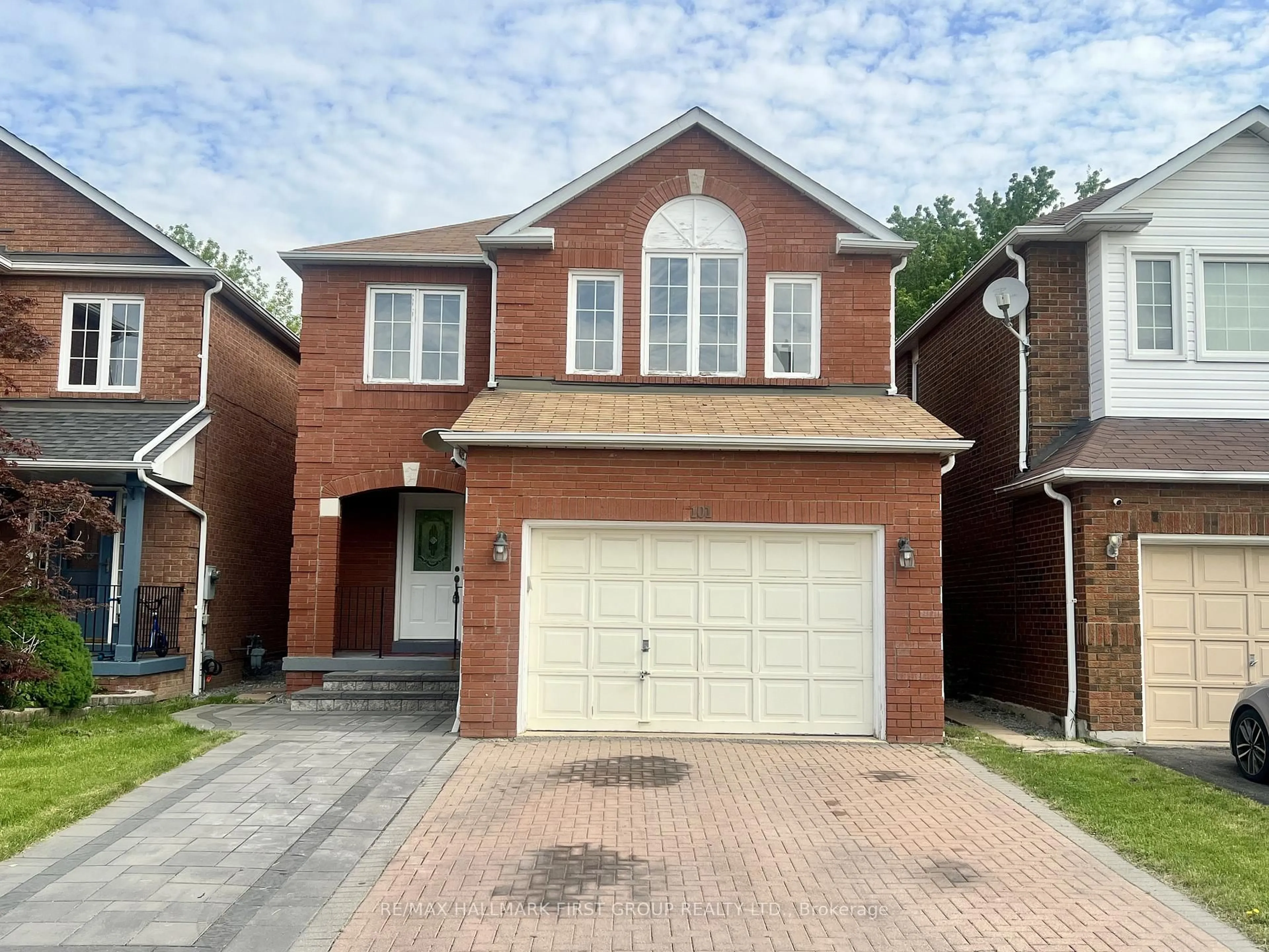 Home with brick exterior material, street for 101 Booth Cres, Ajax Ontario L1Z 1H7