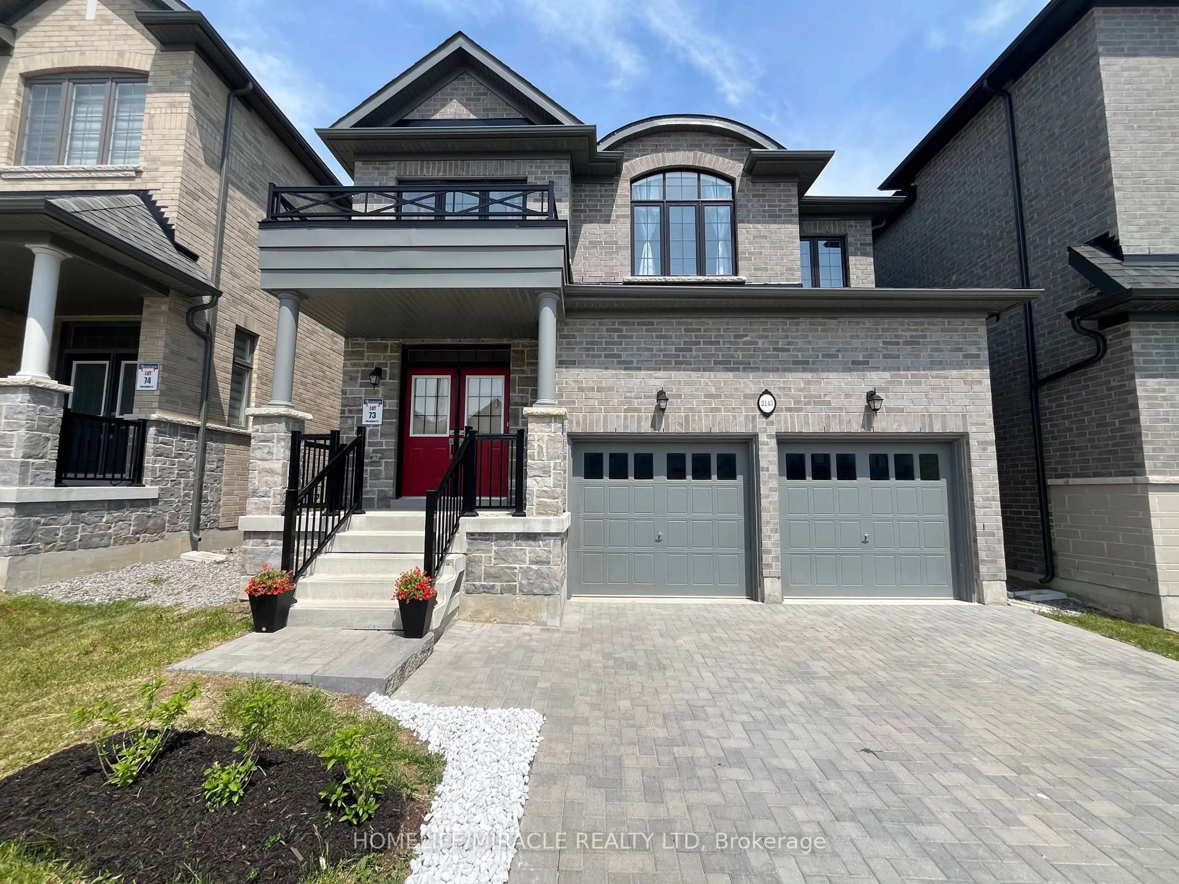 Home with brick exterior material, street for 2143 Hallandale St, Oshawa Ontario L1H 8L7