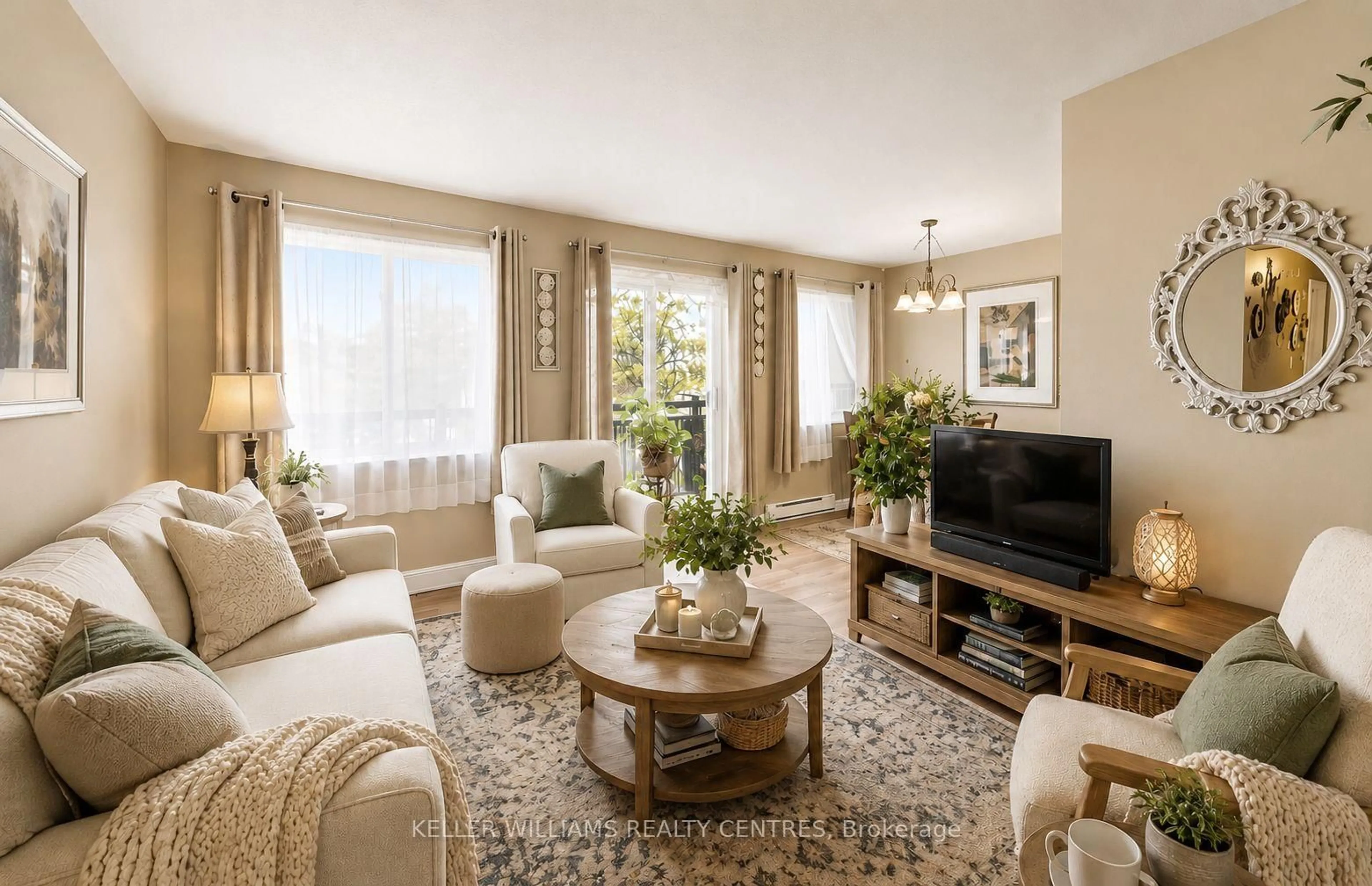 Living room with furniture, unknown for 131 Taunton Rd #304, Oshawa Ontario L1G 3T8
