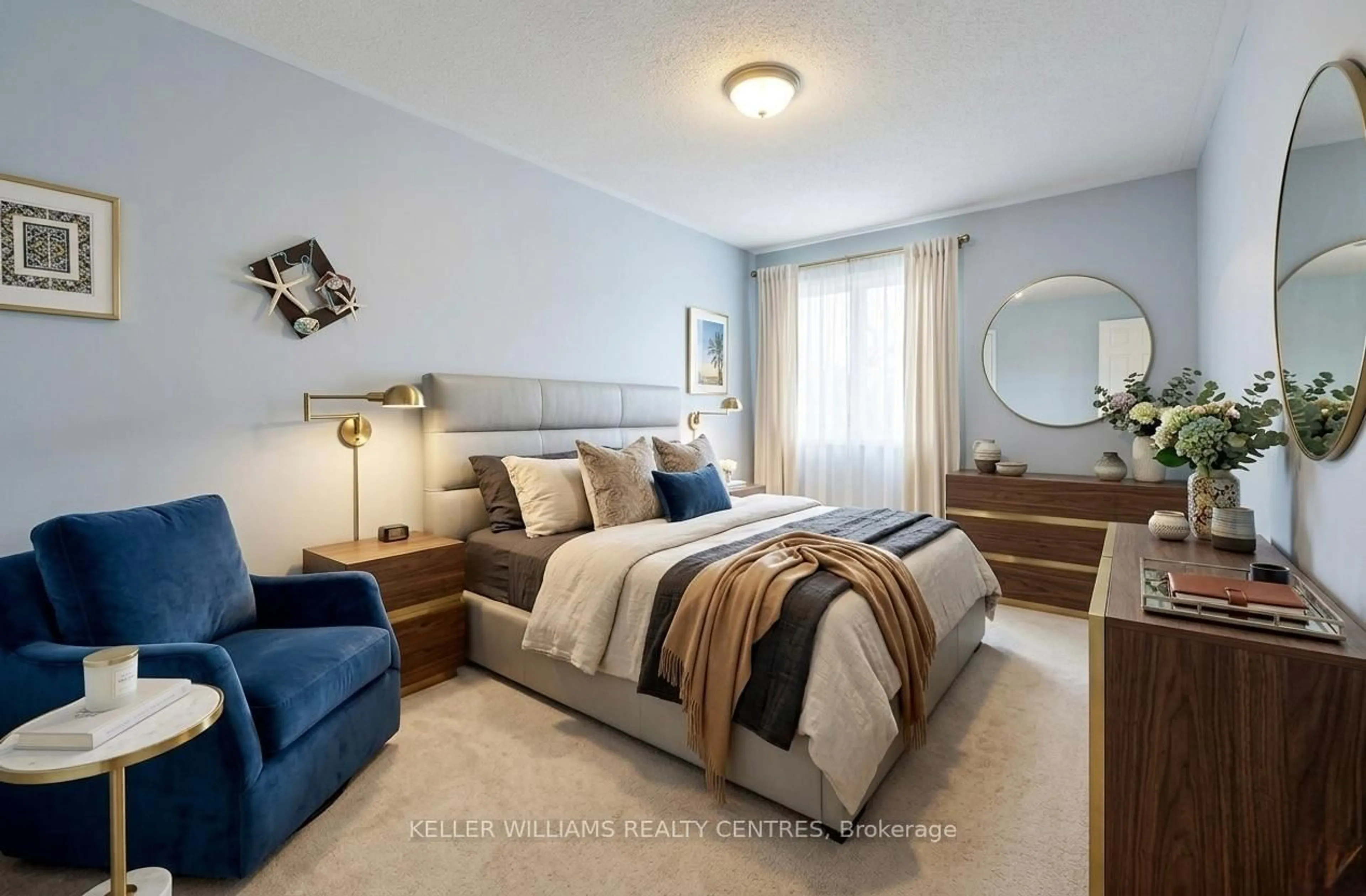 Bedroom with bed, unknown for 131 Taunton Rd #304, Oshawa Ontario L1G 3T8