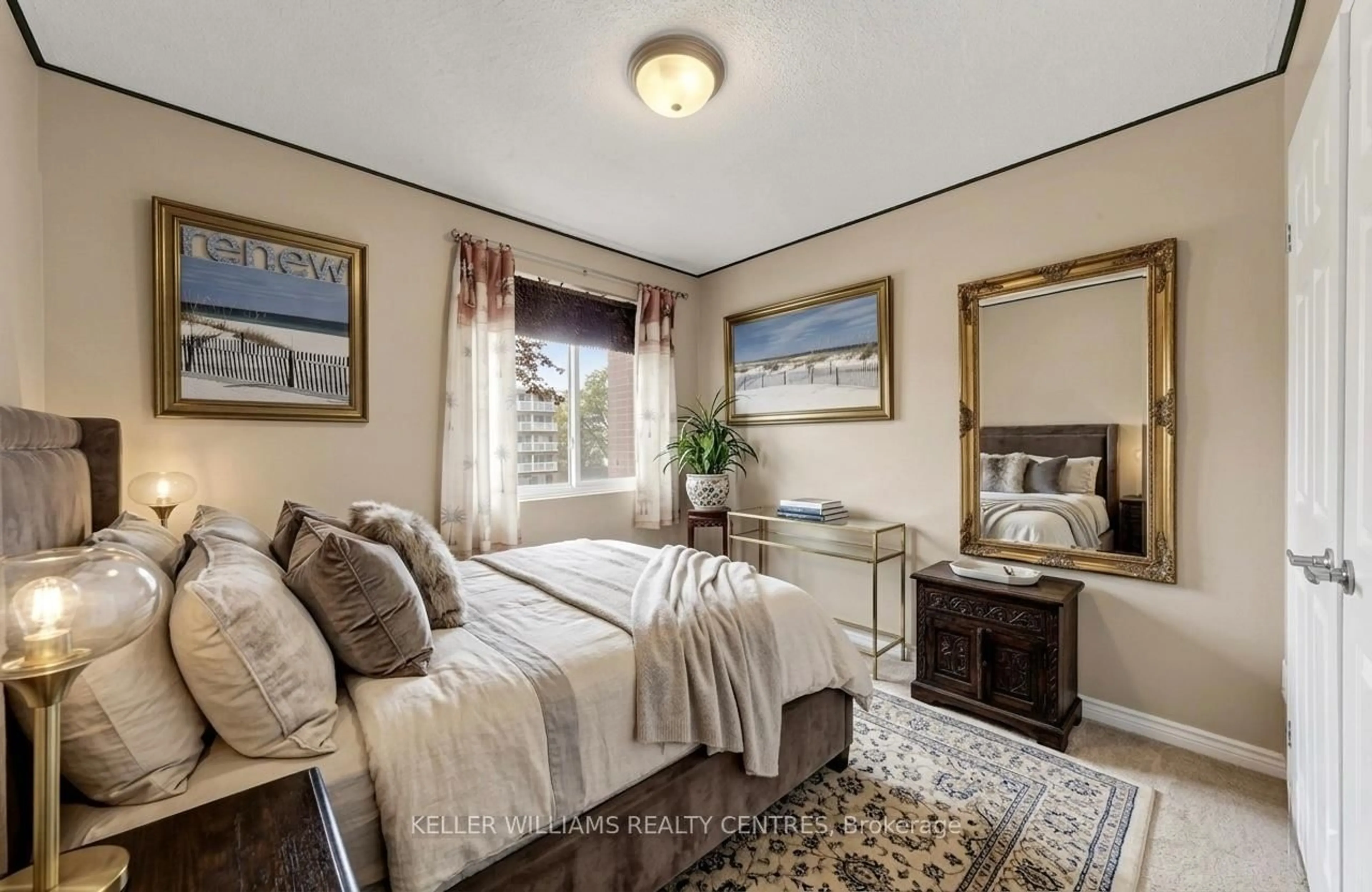 Bedroom with bed, unknown for 131 Taunton Rd #304, Oshawa Ontario L1G 3T8