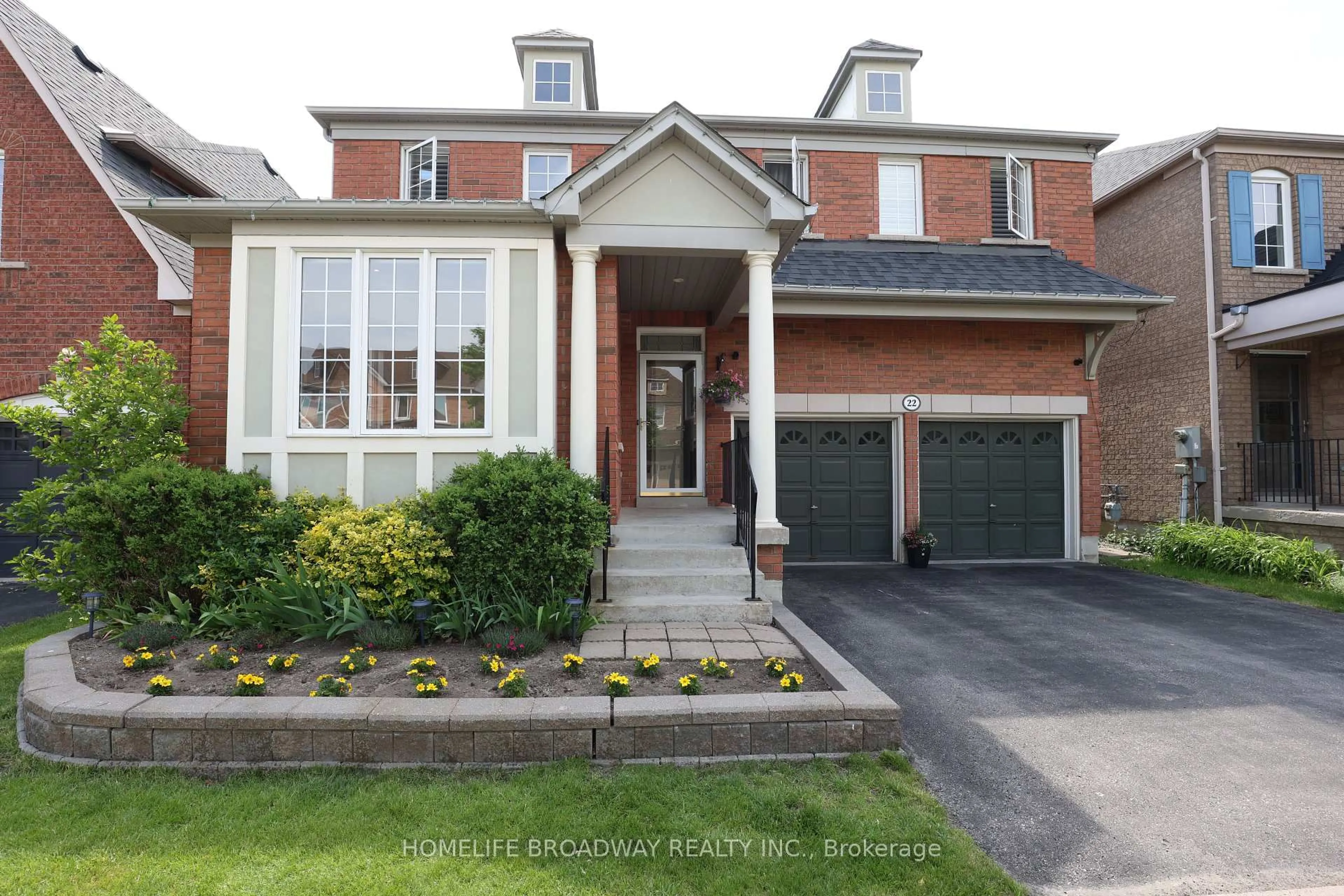 Home with brick exterior material, street for 22 Morland Cres, Ajax Ontario L1T 4P5