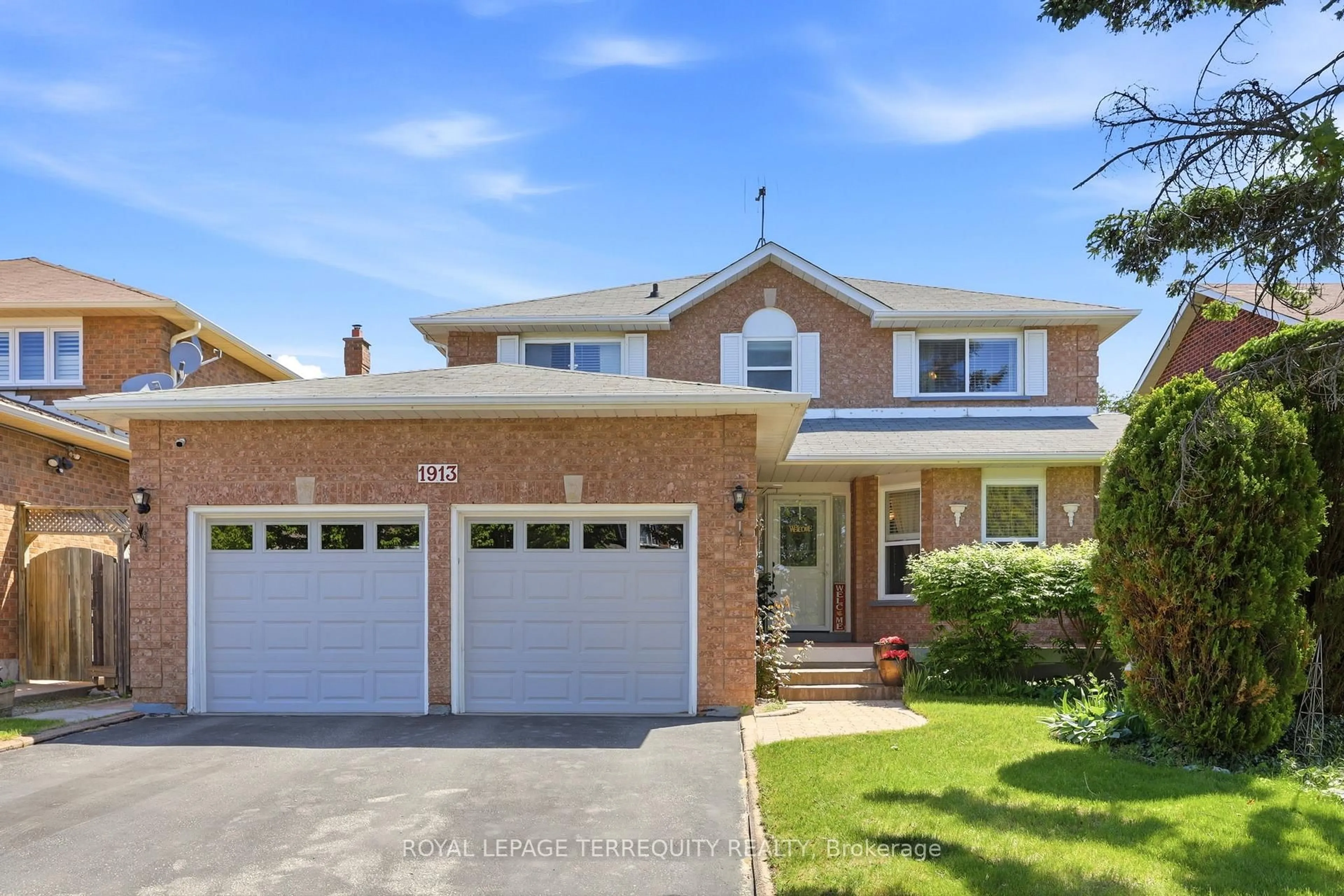 Home with brick exterior material, street for 1913 Rosebank Rd, Pickering Ontario L1V 1P7