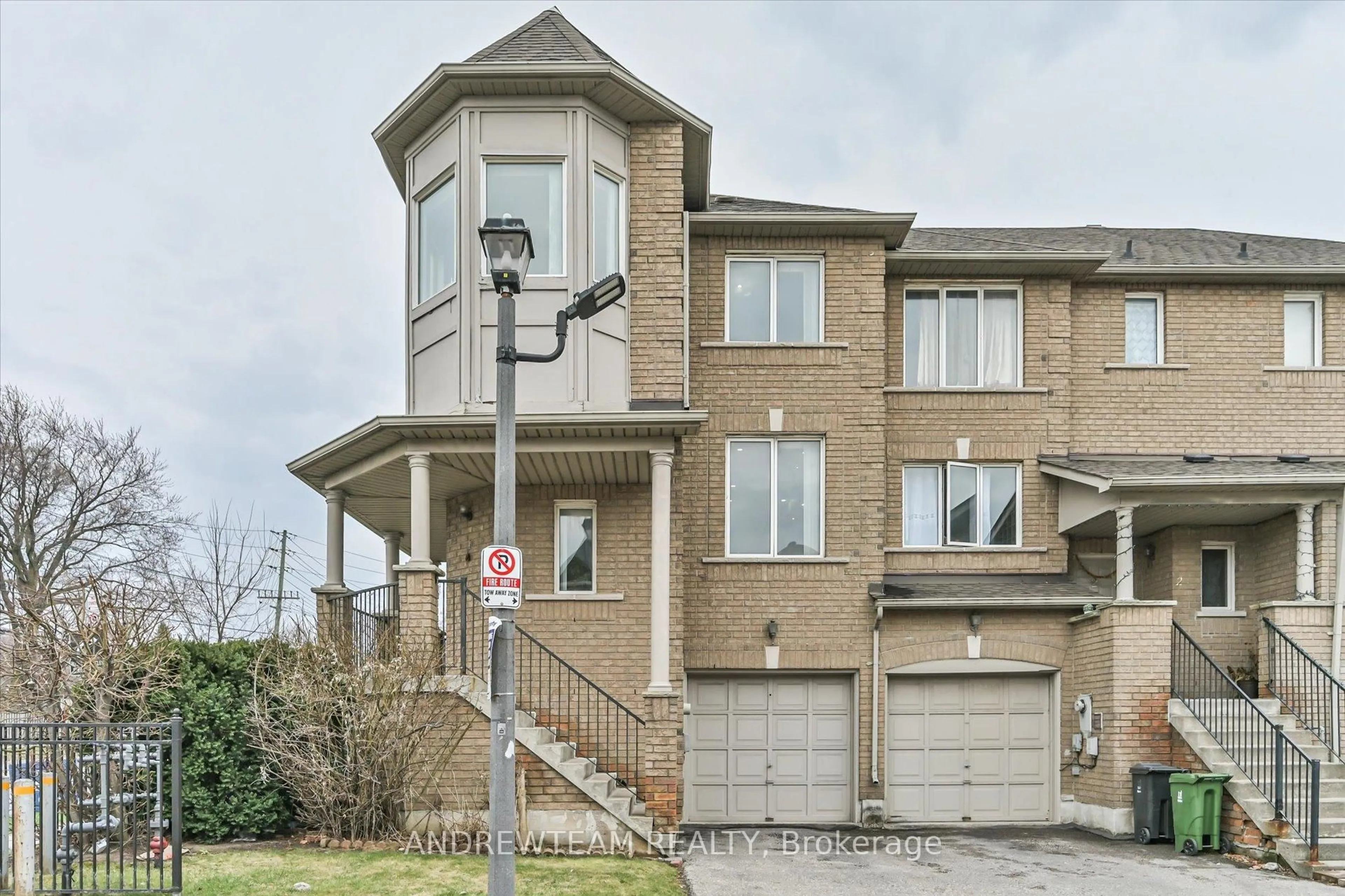 Home with brick exterior material, street for 1075 Ellesmere Rd #1, Toronto Ontario M1P 5C3