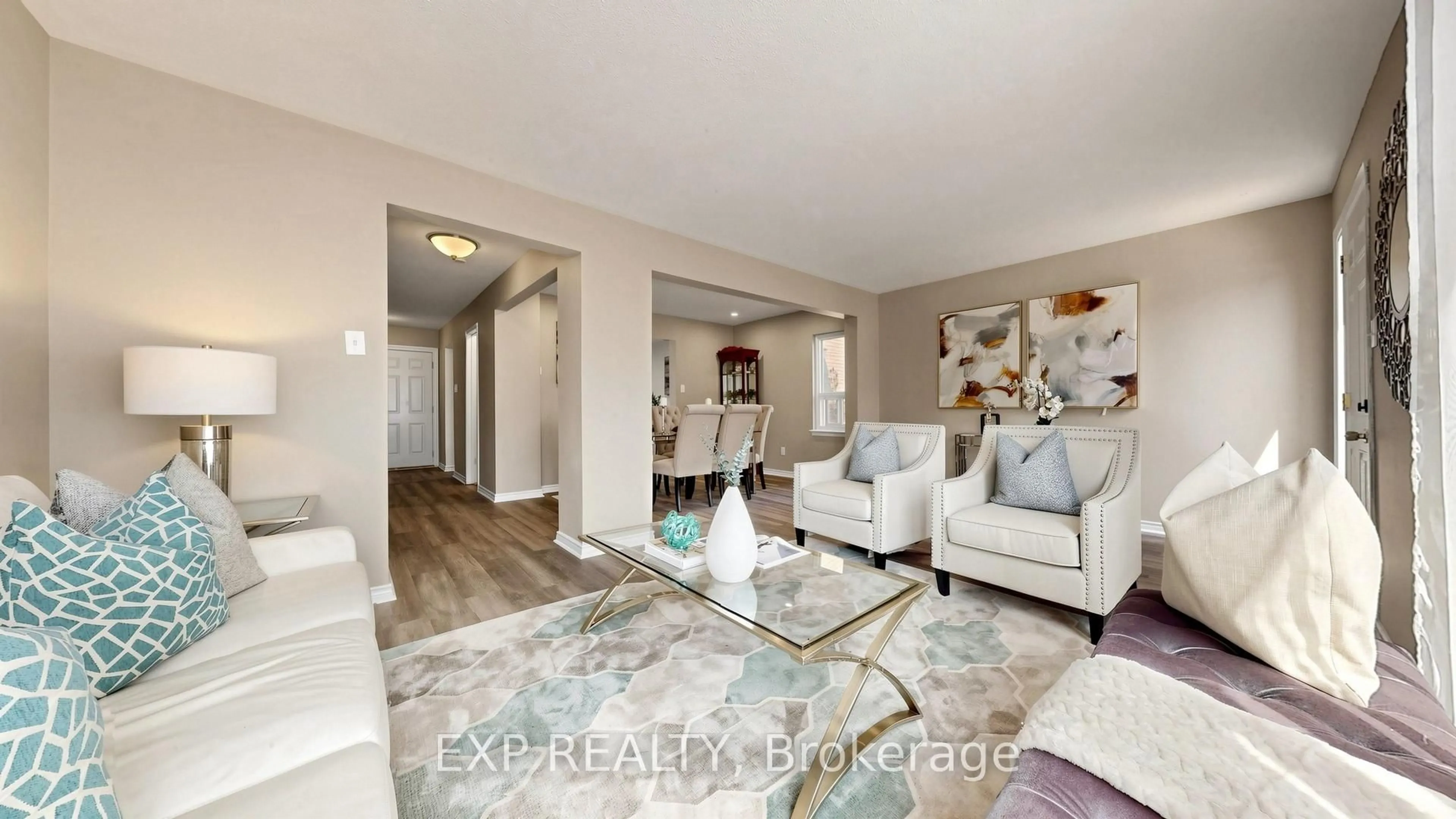 Living room with furniture, unknown for 1235 Radom St #78, Pickering Ontario L1W 1J3