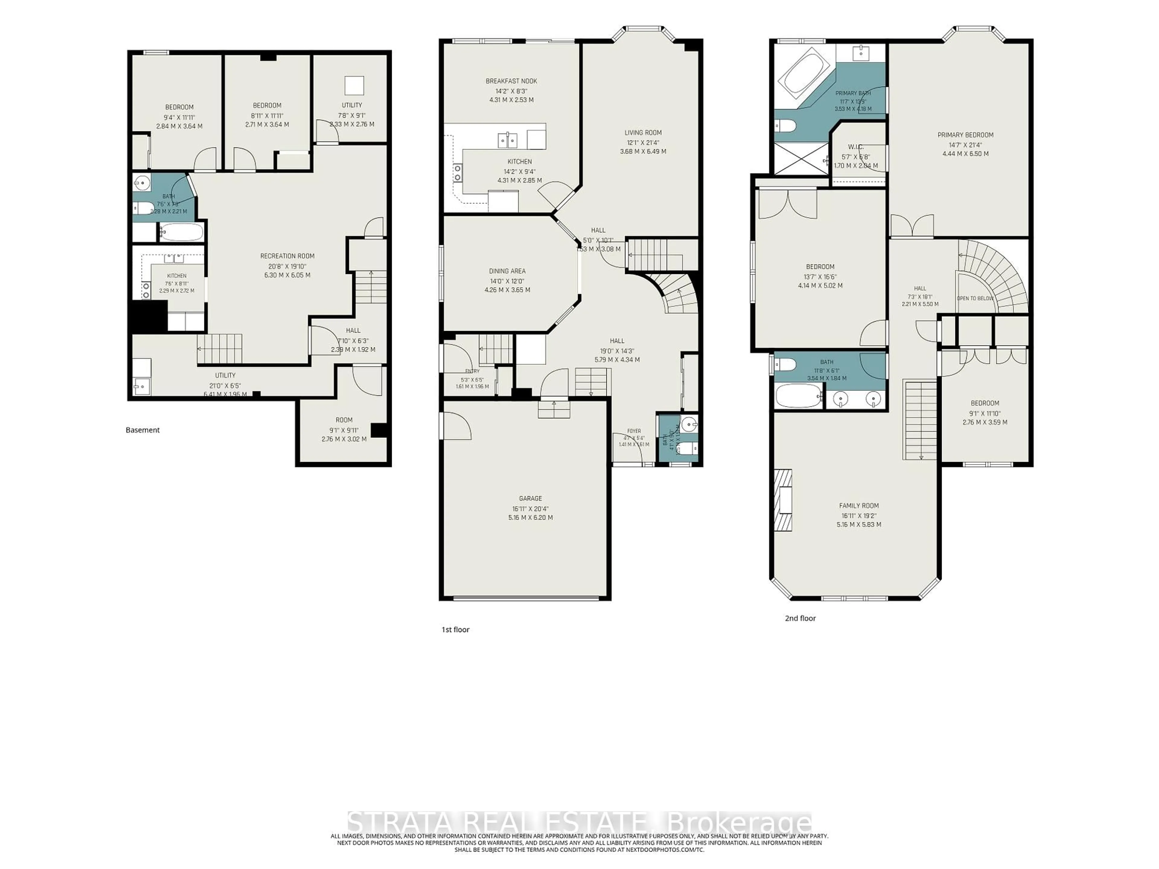 Floor plan for 9 Glenheather Terr, Toronto Ontario M1B 5H3