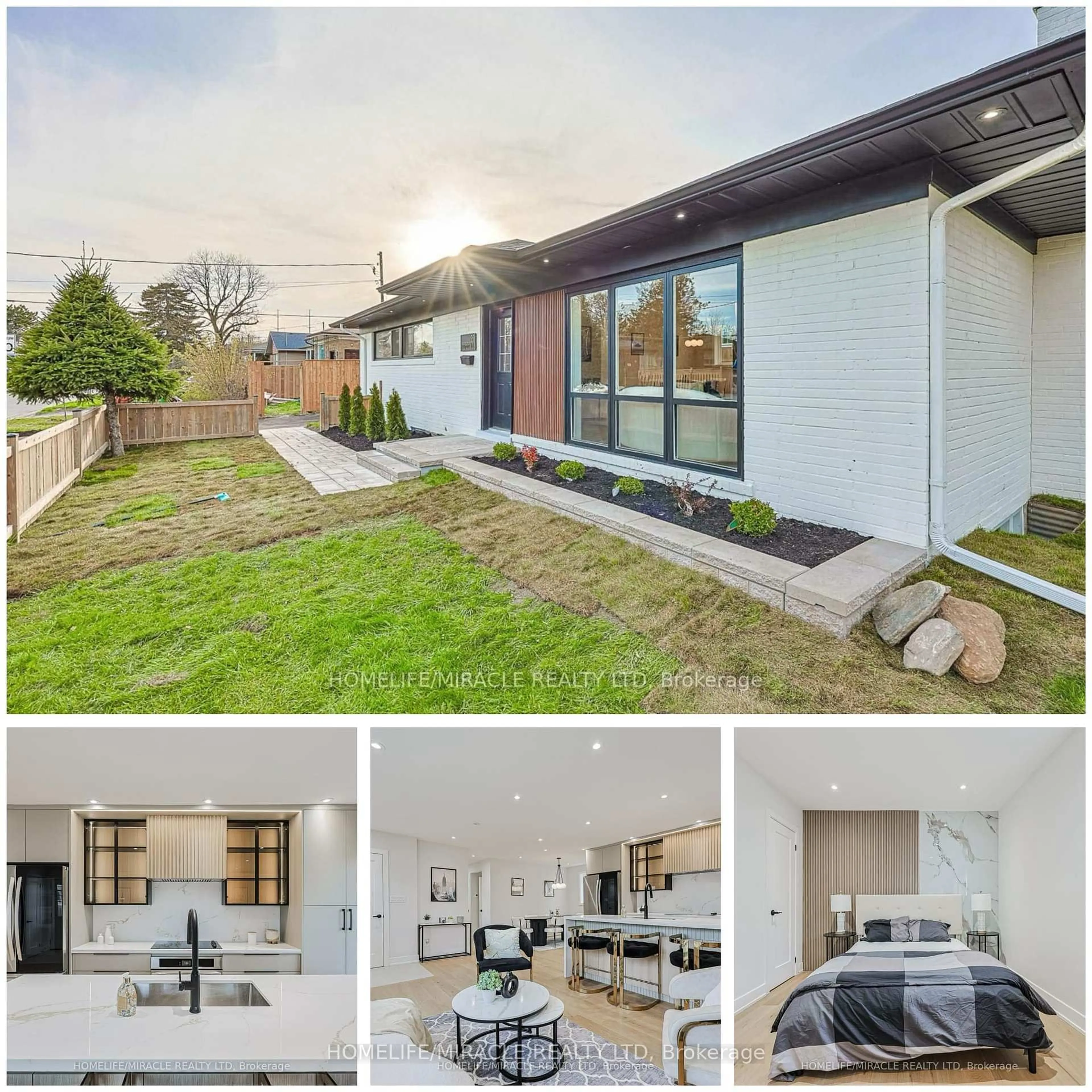 Home with brick exterior material, street for 22 Arnprior Rd, Toronto Ontario M1K 5A6