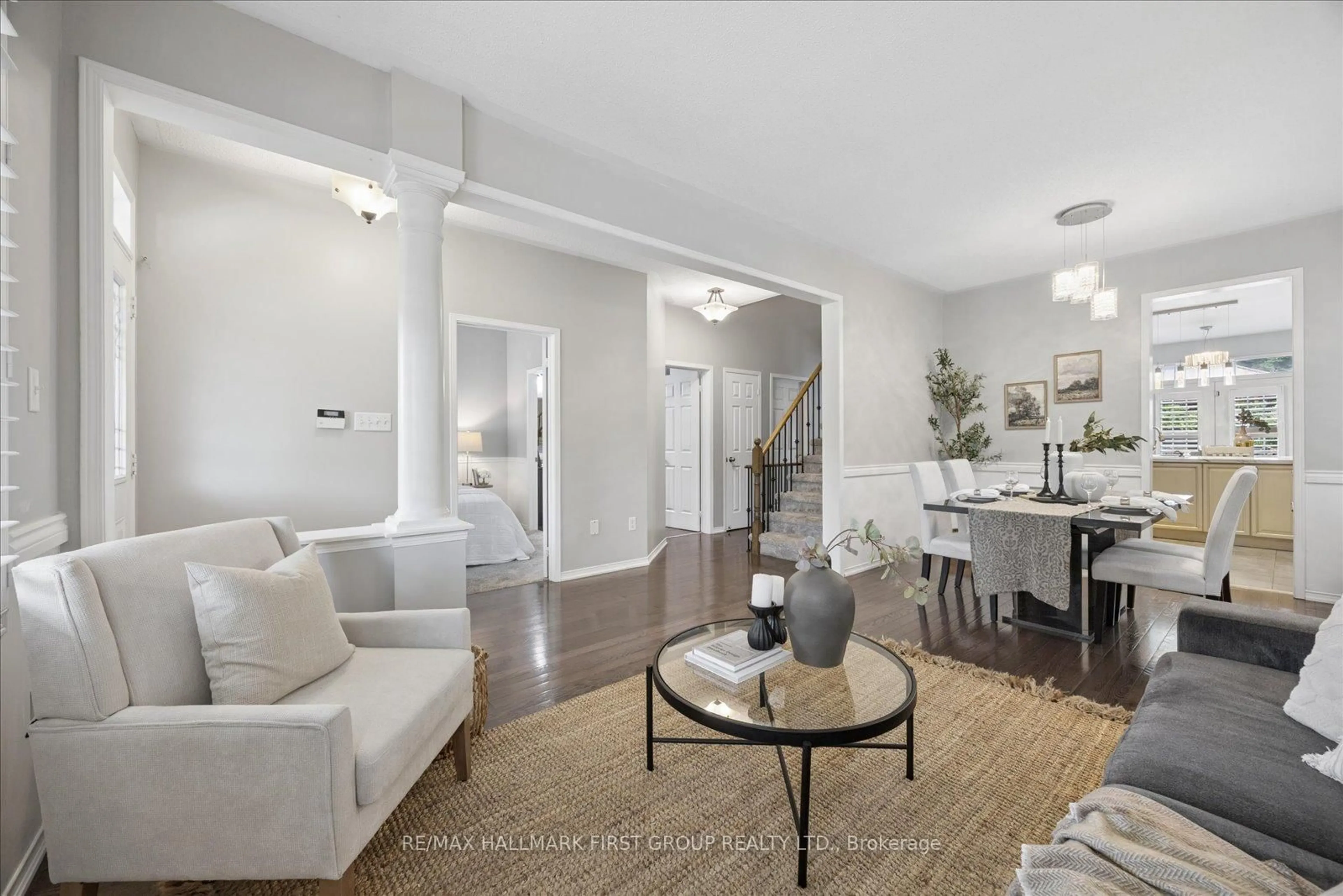 Living room with furniture, unknown for 165 Northern Dancer Dr, Oshawa Ontario L1L 0A3