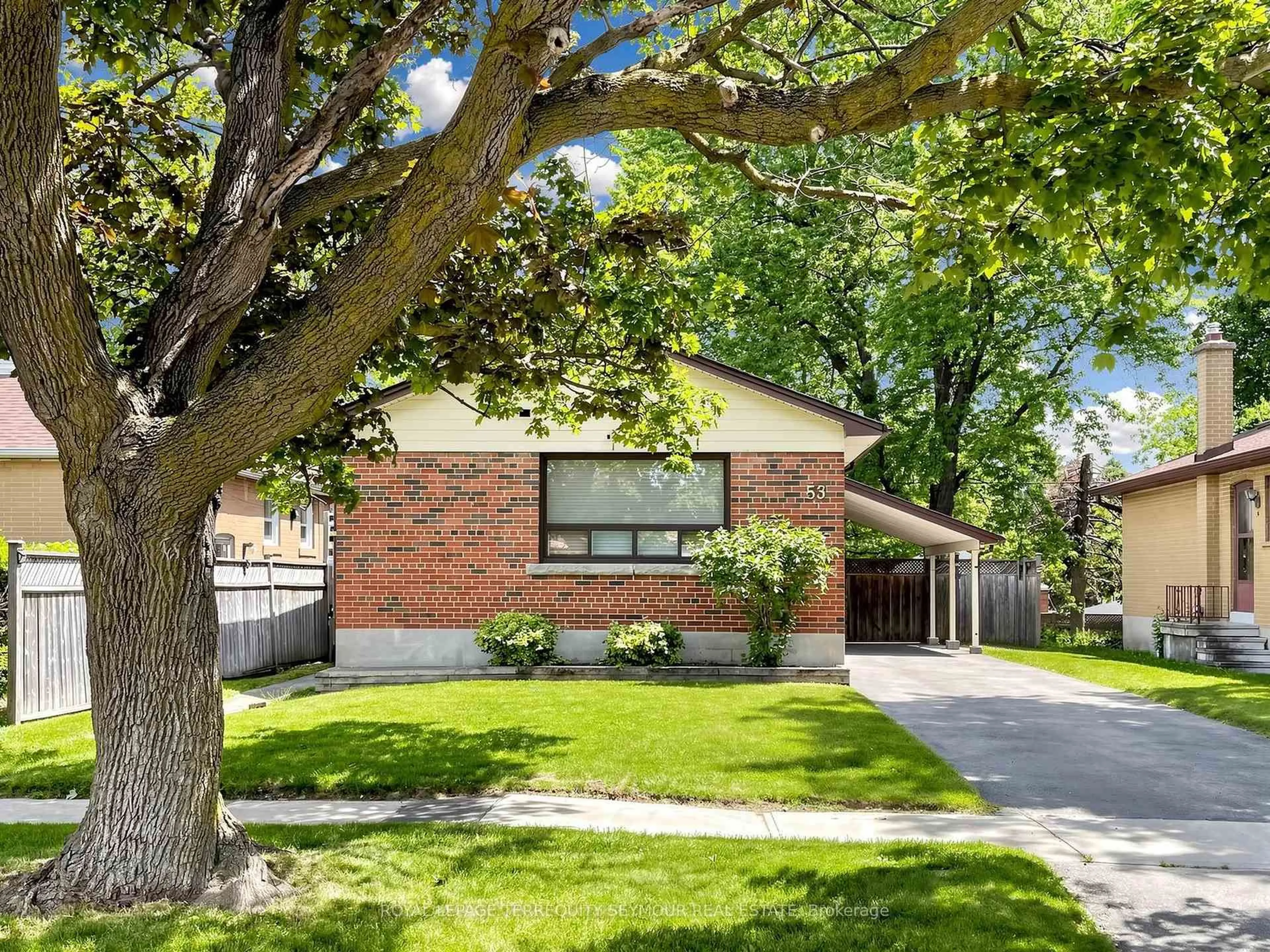 Home with brick exterior material, street for 53 Vauxhall Dr, Toronto Ontario M1P 1P8