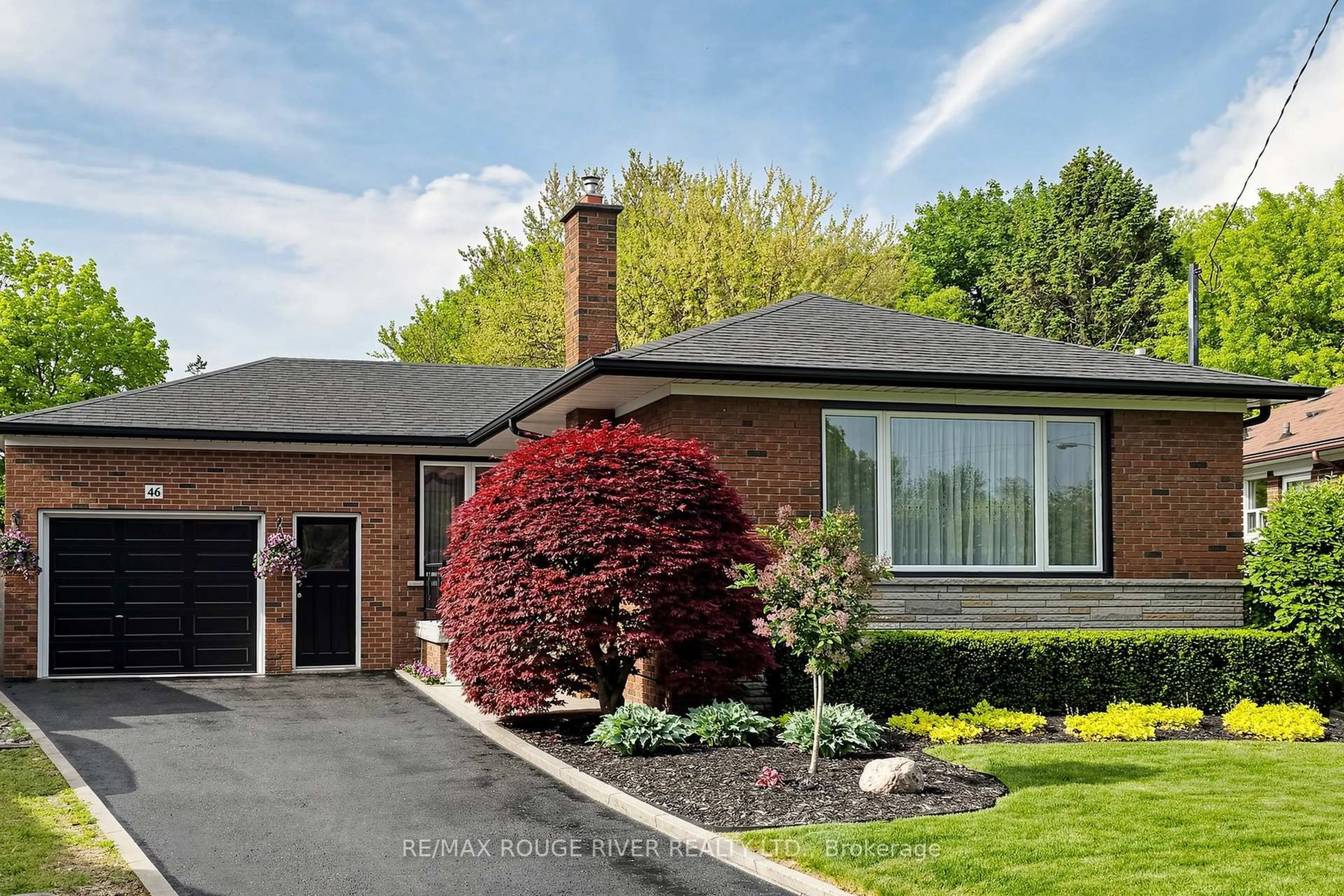 Home with brick exterior material, street for 46 Melchior Dr, Toronto Ontario M1E 3W5