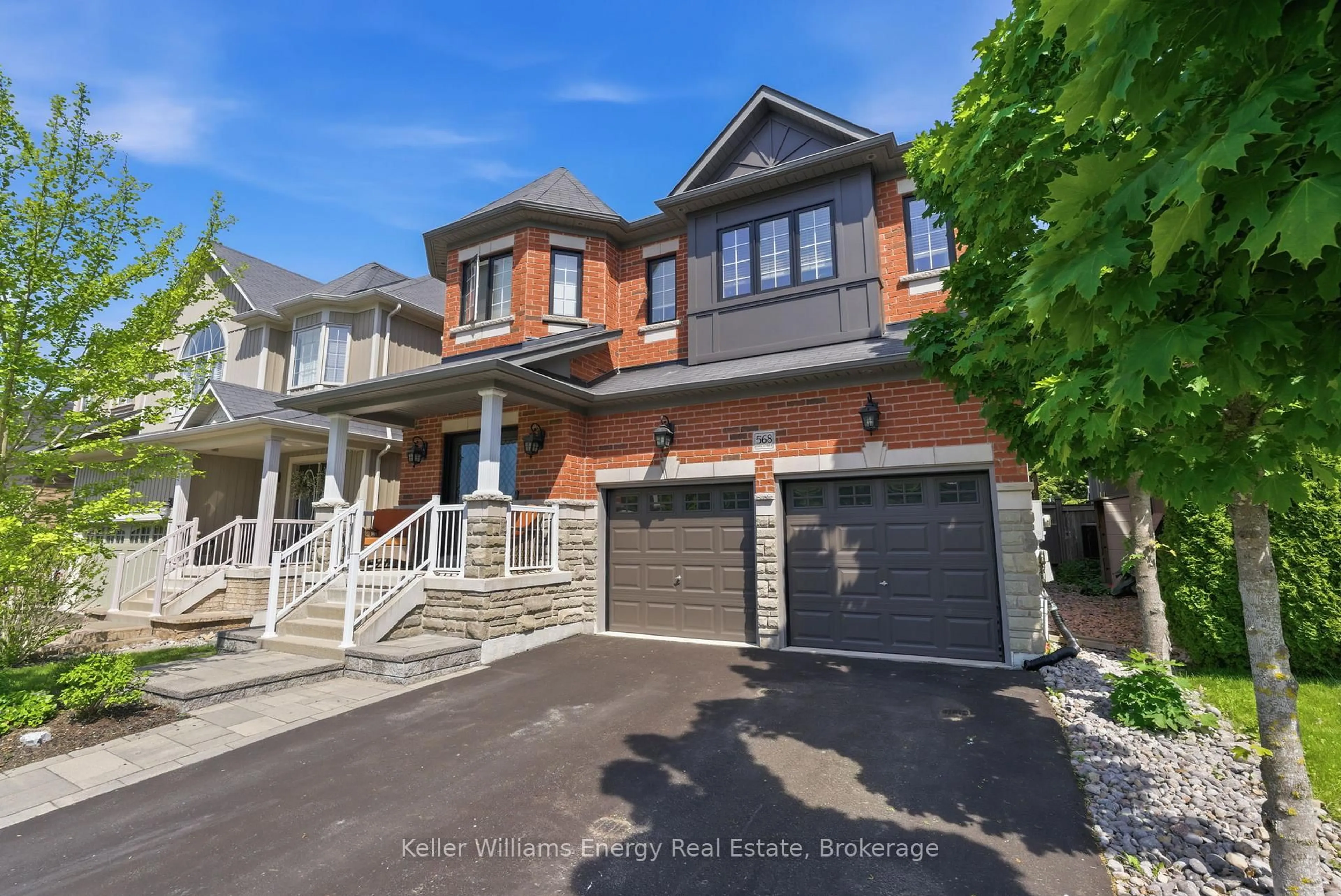 Home with brick exterior material, street for 568 George Reynolds Dr, Clarington Ontario L1E 0A8