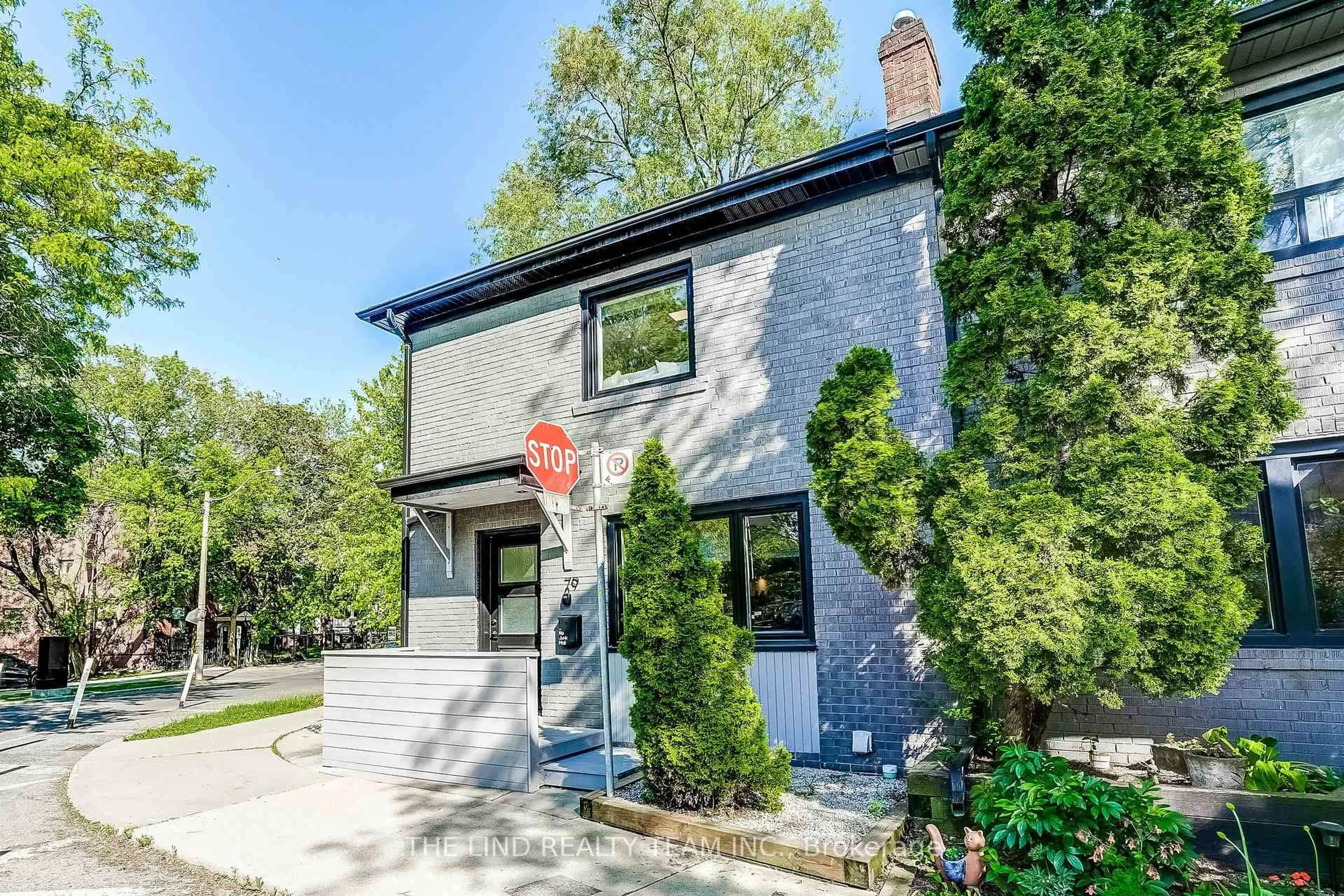 Home with brick exterior material, street for 79 Maughan Cres, Toronto Ontario M4L 3E6