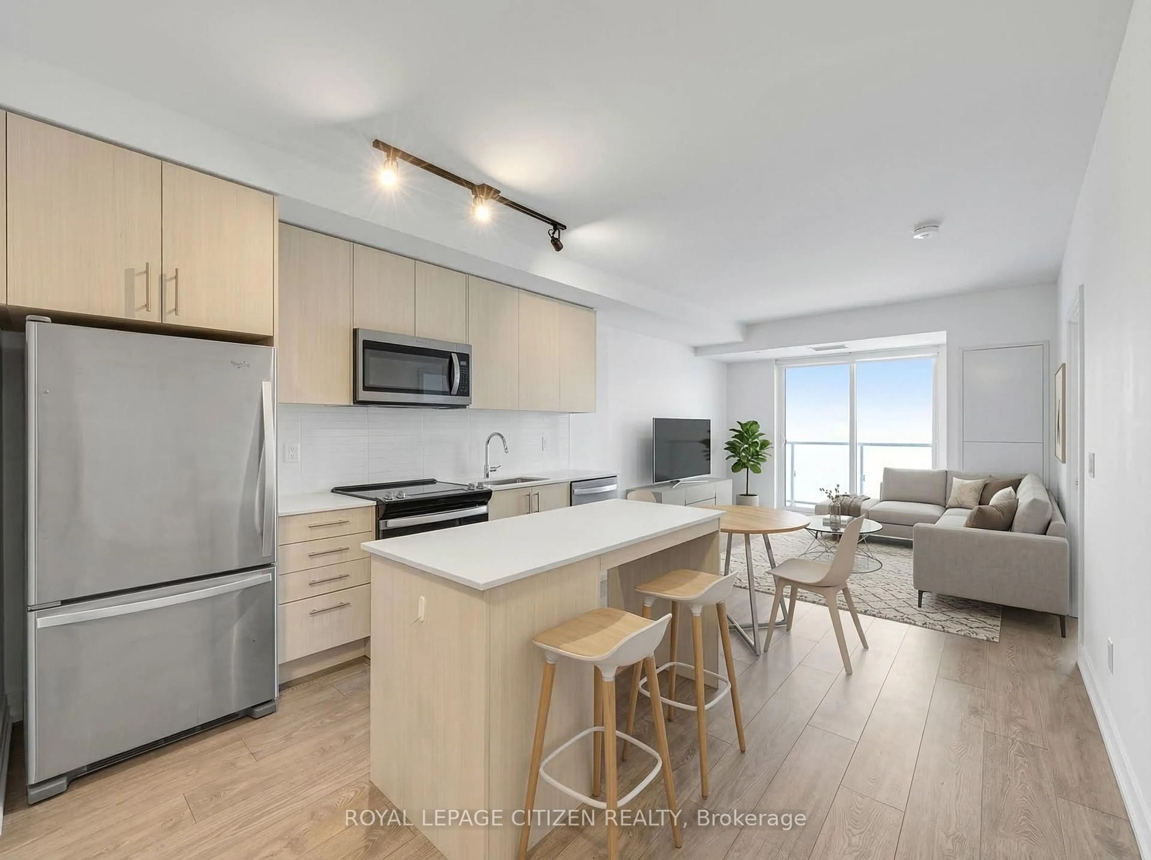 Open concept kitchen, unknown for 286 Main St #2110, Toronto Ontario M4C 0B3
