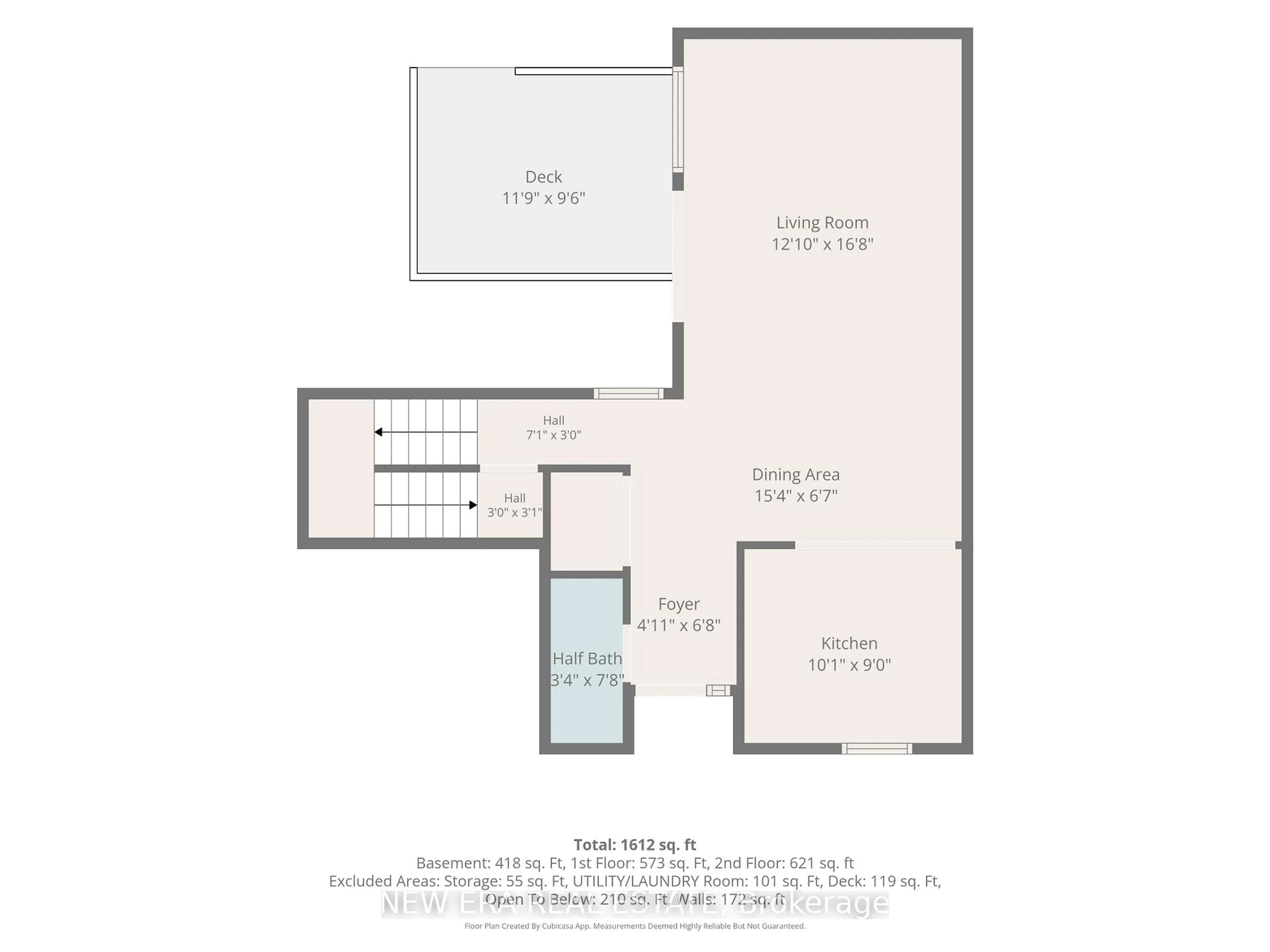 Floor plan for 1415 Fieldlight Blvd #6, Pickering Ontario L1V 2S3