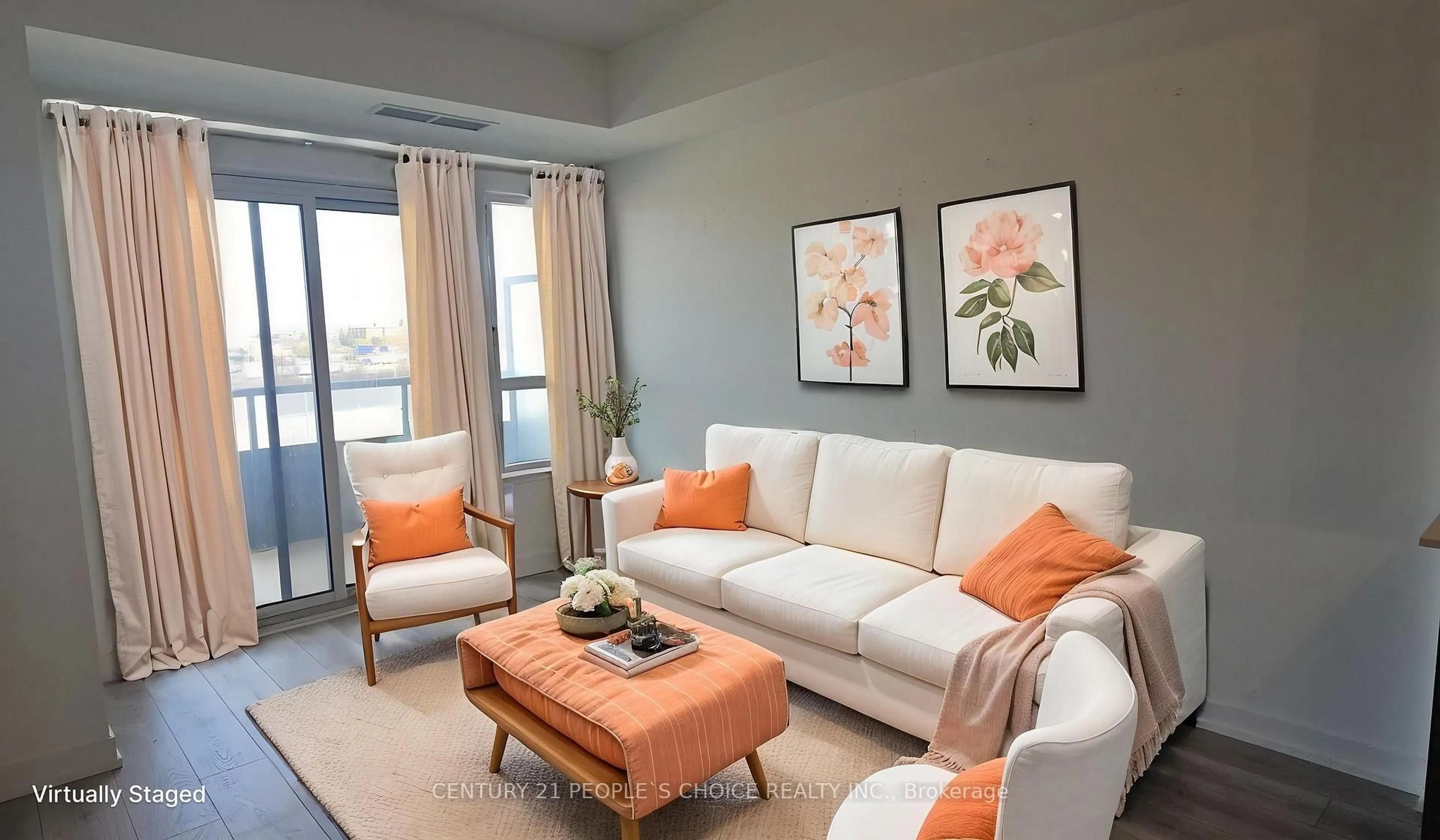 Living room with furniture, unknown for 1455 Celebration Dr #611, Pickering Ontario L1W 0C3