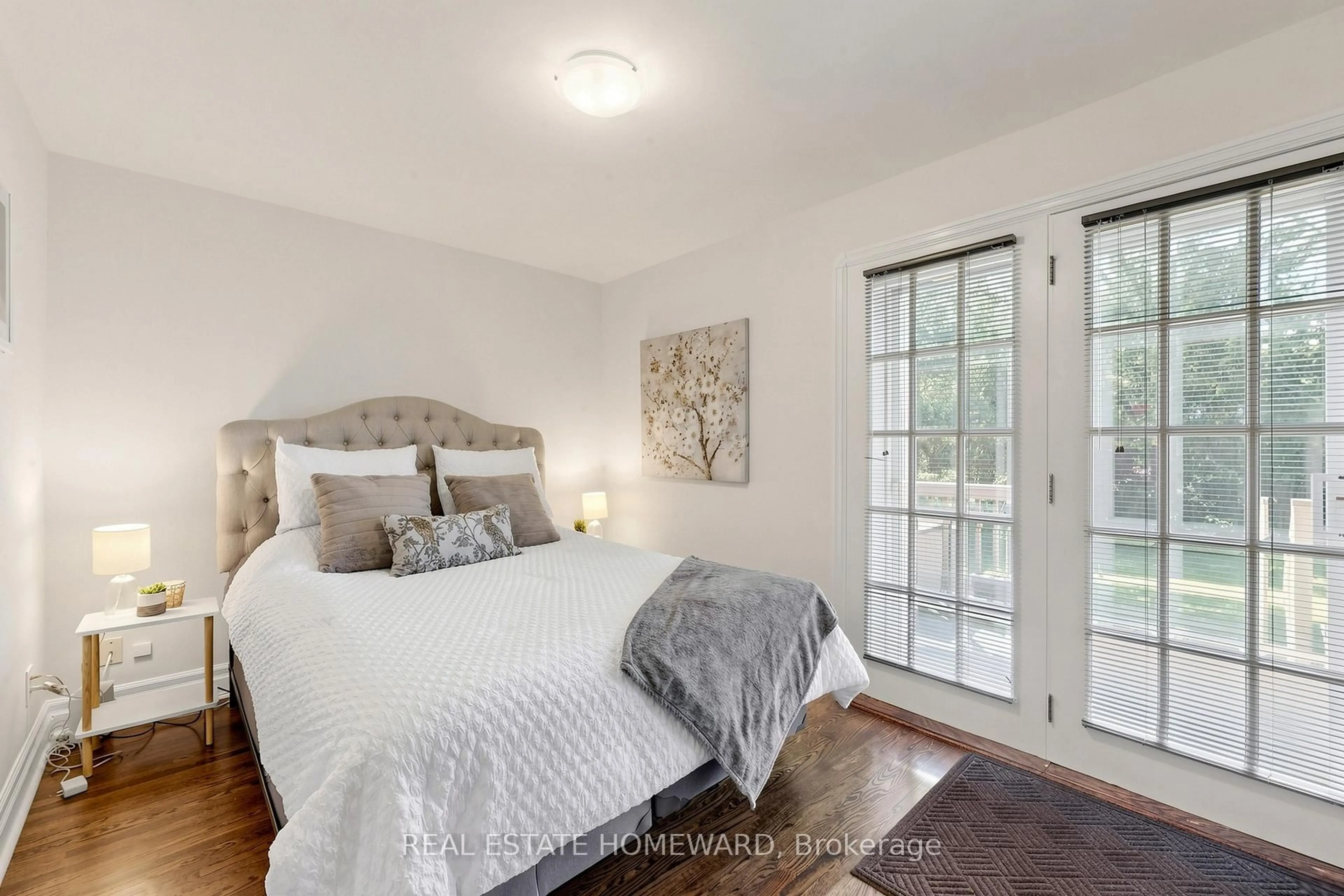 Bedroom with bed, unknown for 40 Donora Dr, Toronto Ontario M4B 1B5
