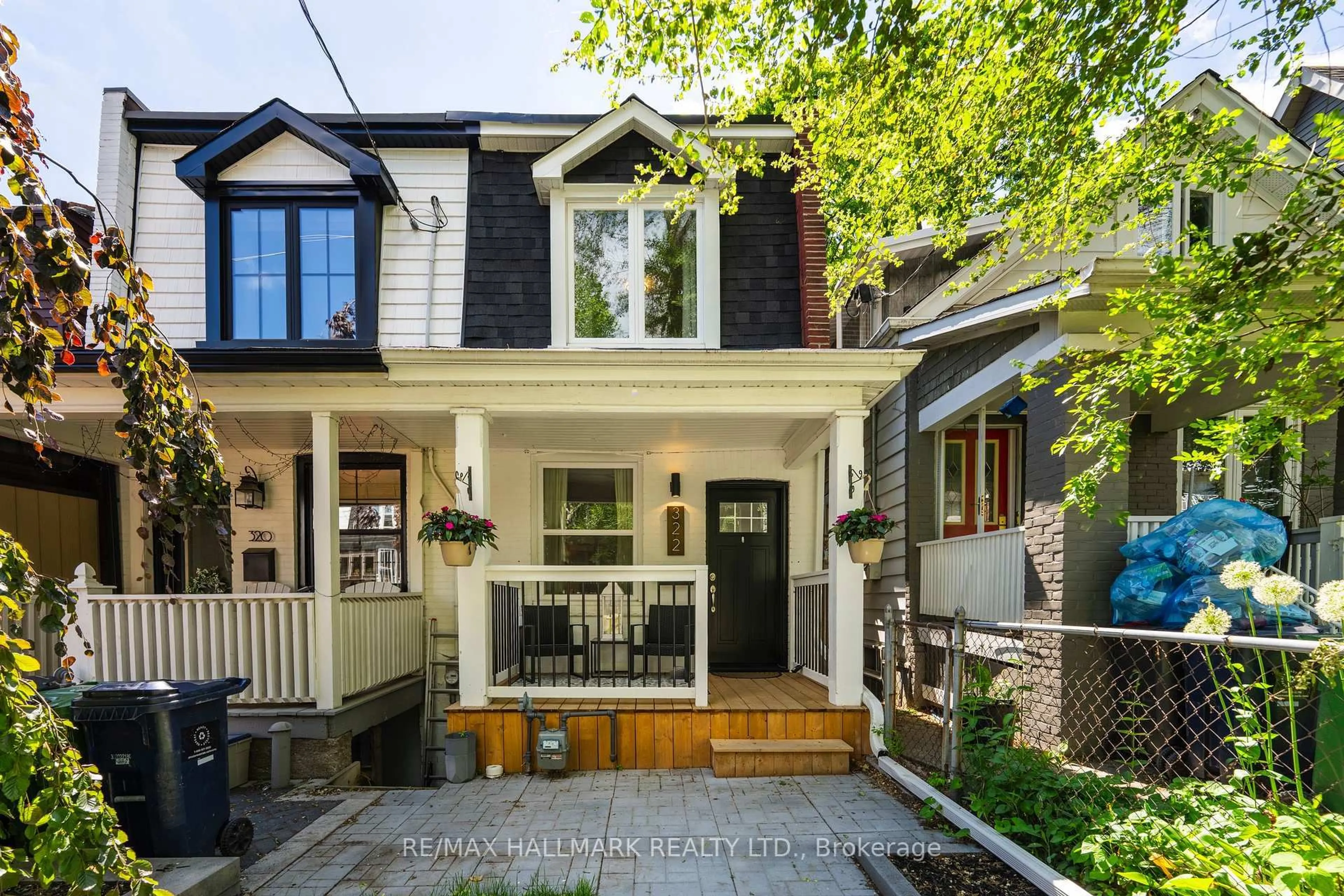 Home with brick exterior material, street for 322 Highfield Rd, Toronto Ontario M4L 2V5