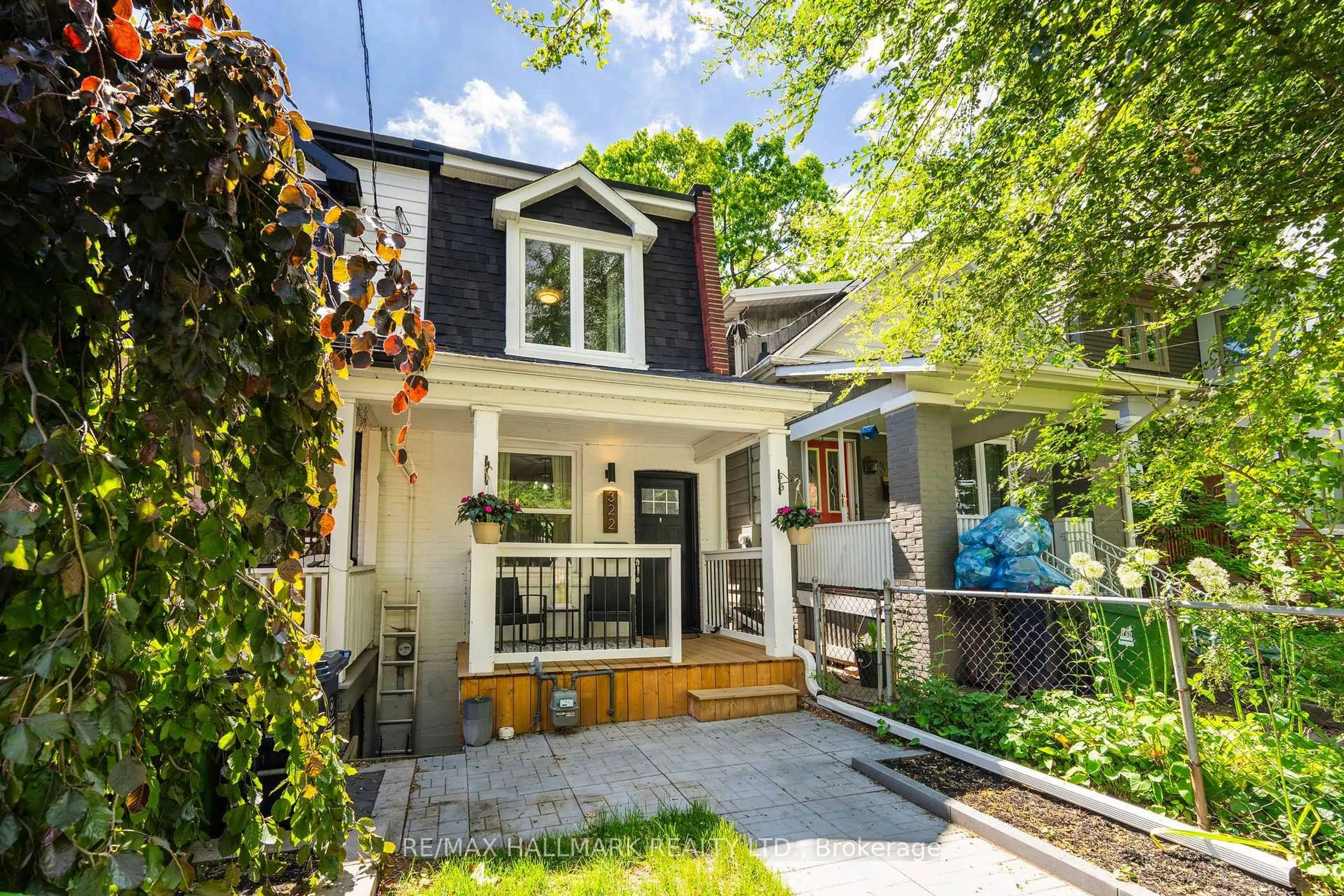 Home with brick exterior material, street for 322 Highfield Rd, Toronto Ontario M4L 2V5