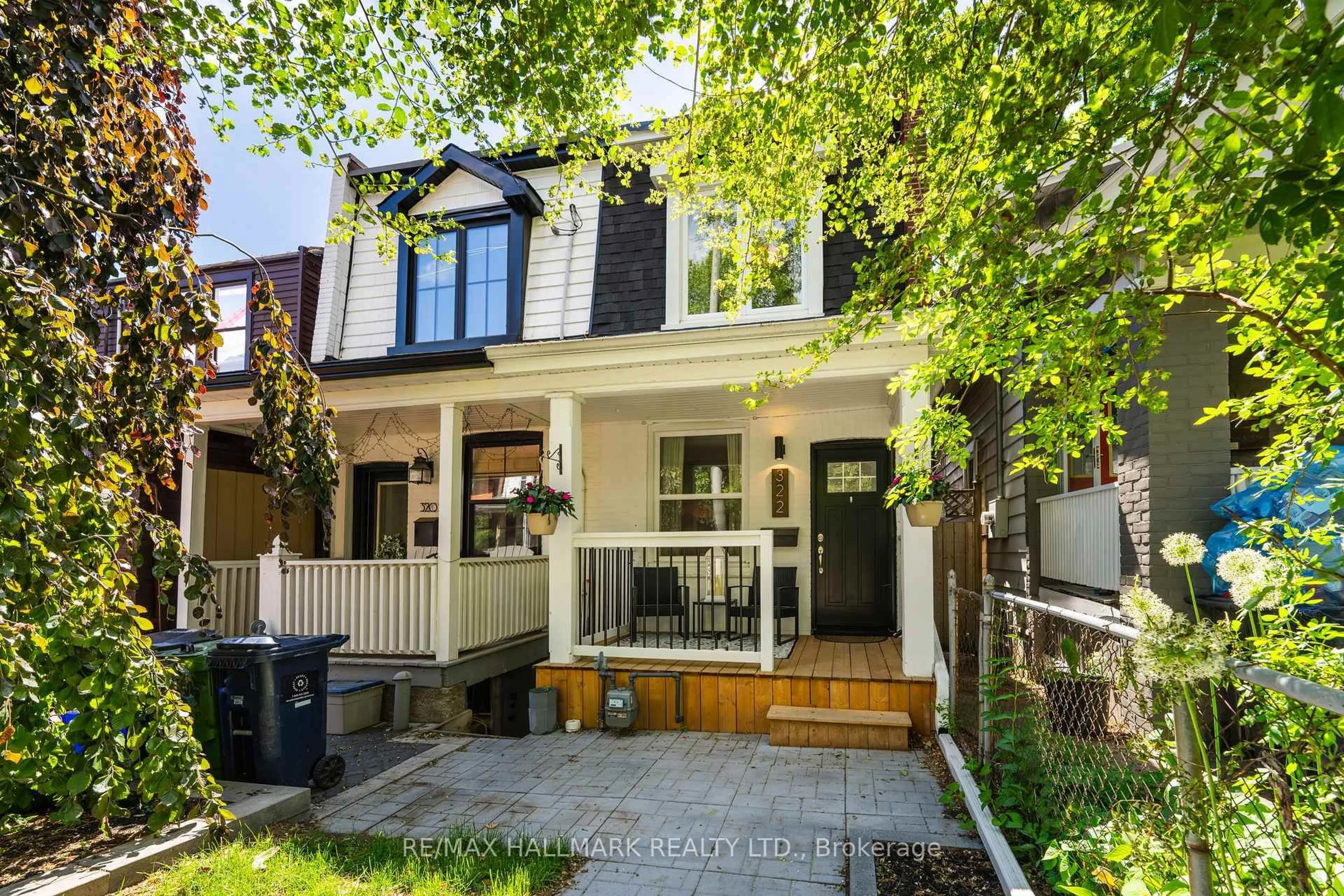 Home with brick exterior material, street for 322 Highfield Rd, Toronto Ontario M4L 2V5