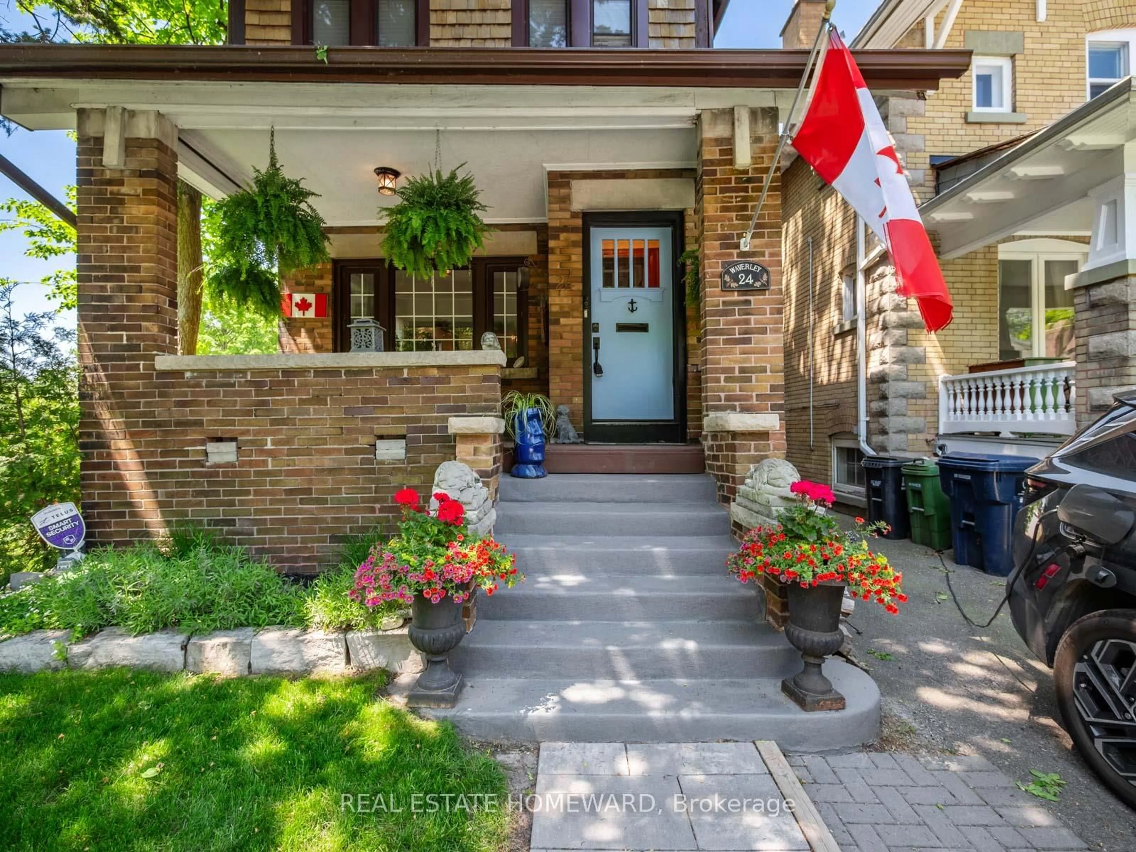 Home with brick exterior material, street for 24 Waverley Rd, Toronto Ontario M4L 3T1