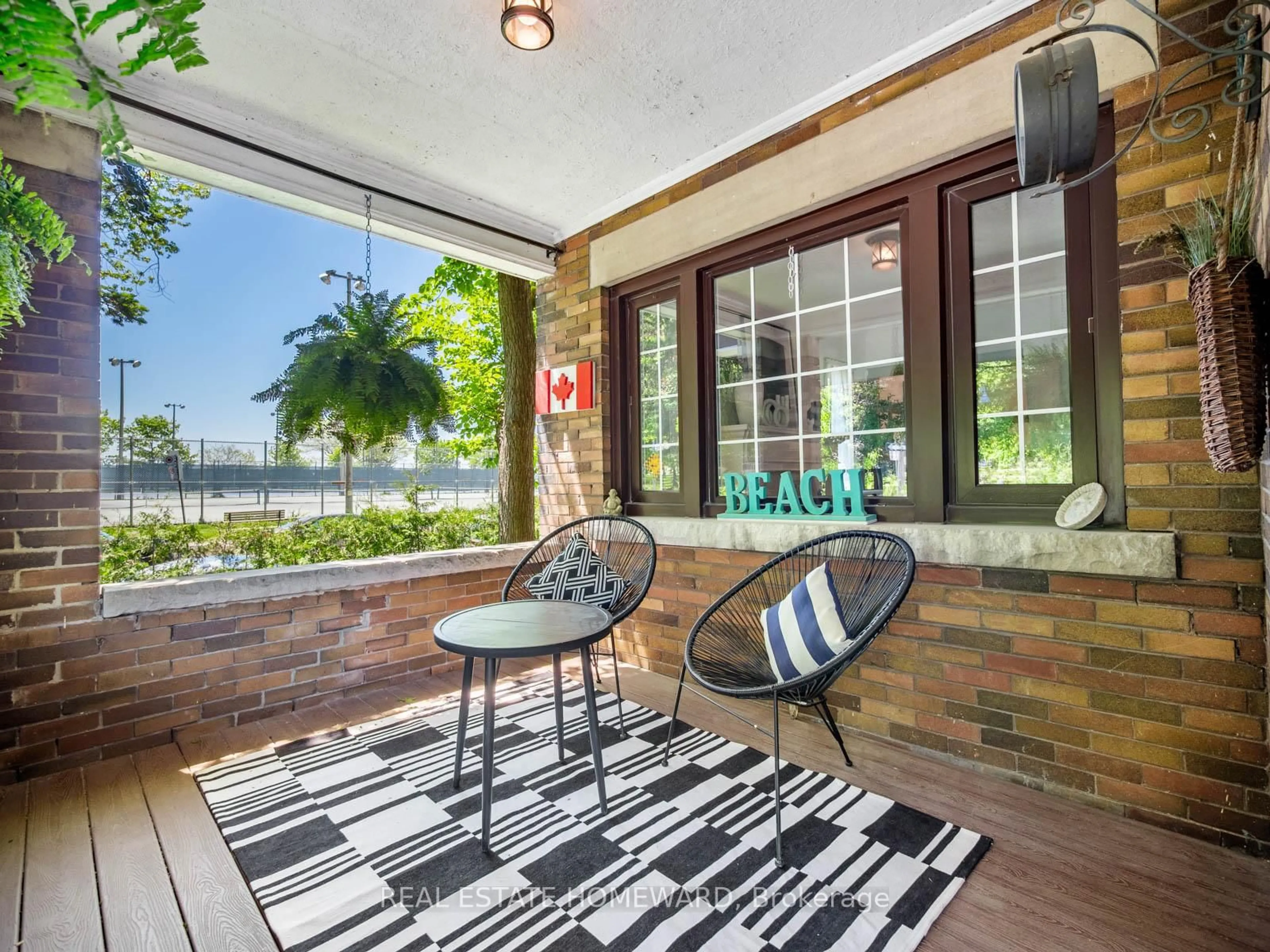Patio, water/lake/river/ocean view for 24 Waverley Rd, Toronto Ontario M4L 3T1