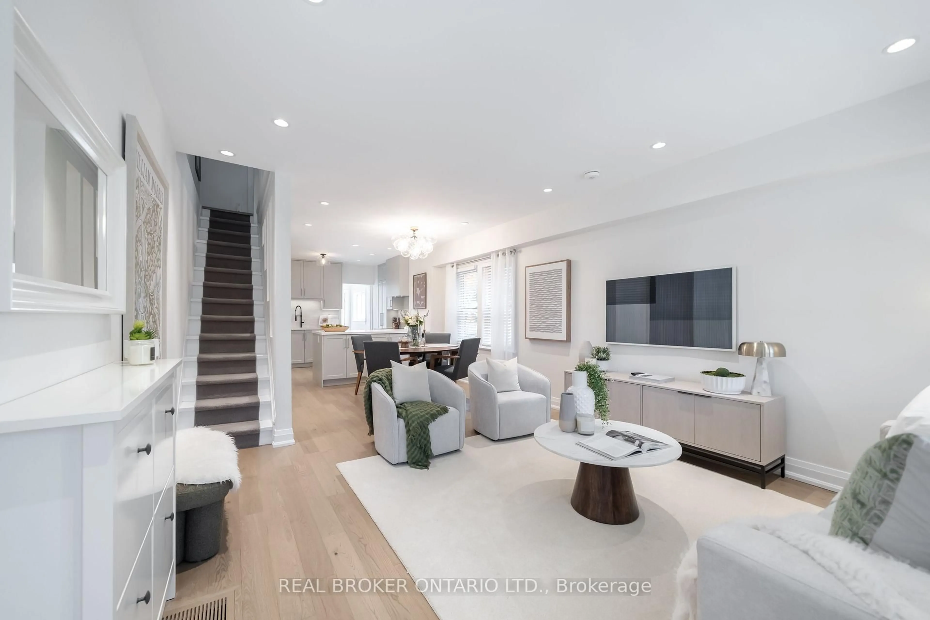 Living room with furniture, unknown for 162 Coleman Ave, Toronto Ontario M4C 1R2