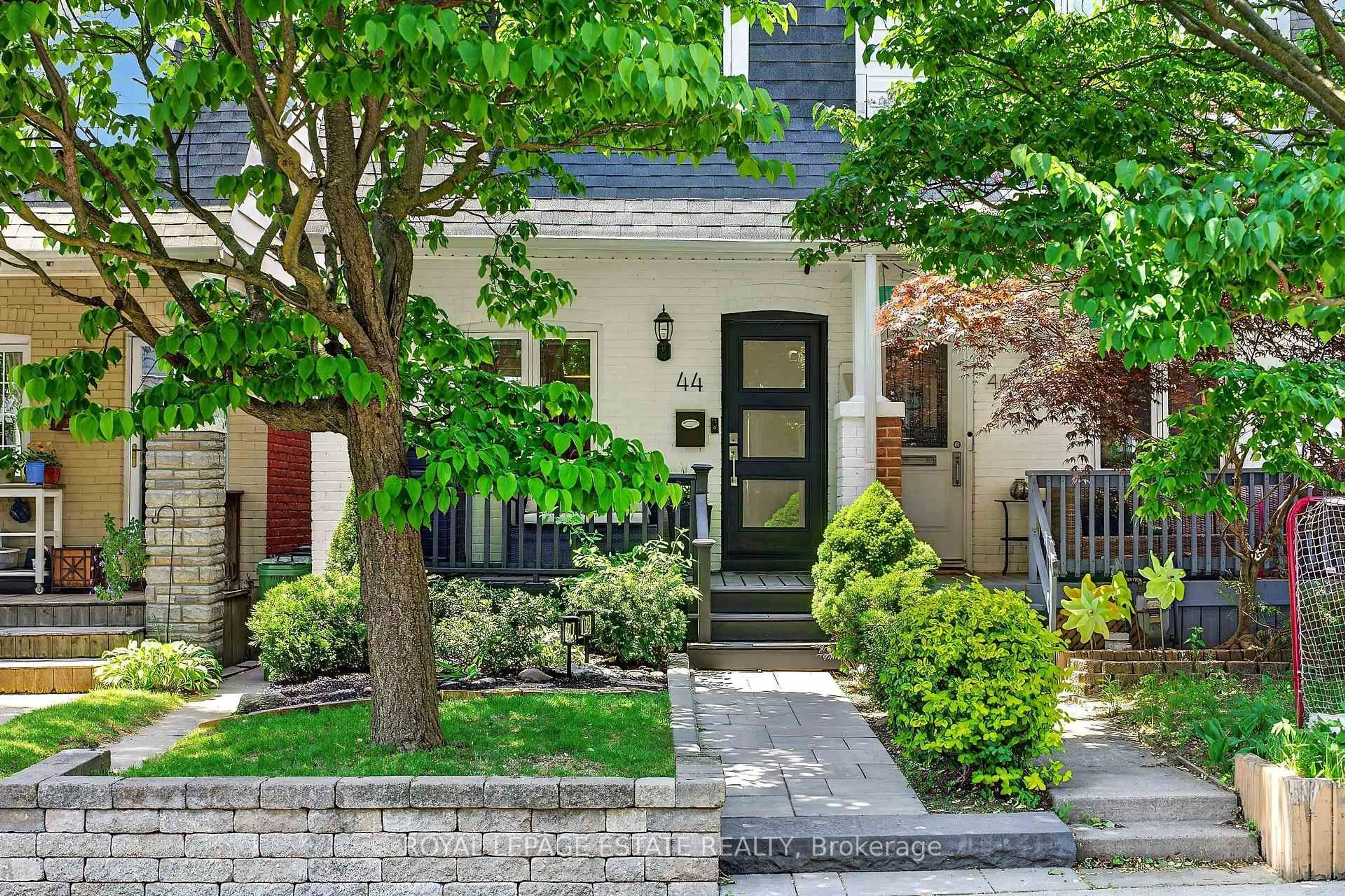 Home with brick exterior material, street for 44 Bastedo Ave, Toronto Ontario M4C 3M9