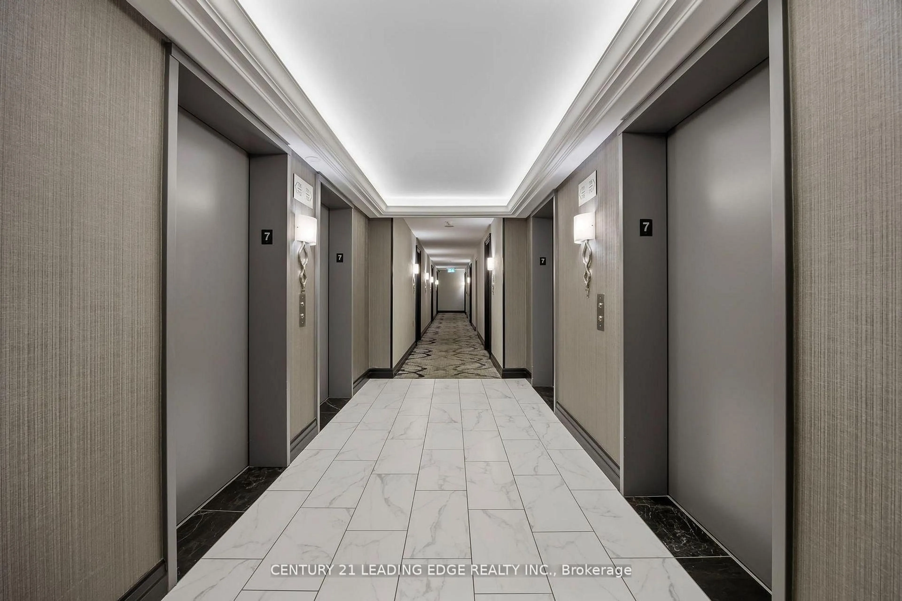 Indoor foyer for 61 Town Centre Crt #710, Toronto Ontario M1P 5C5