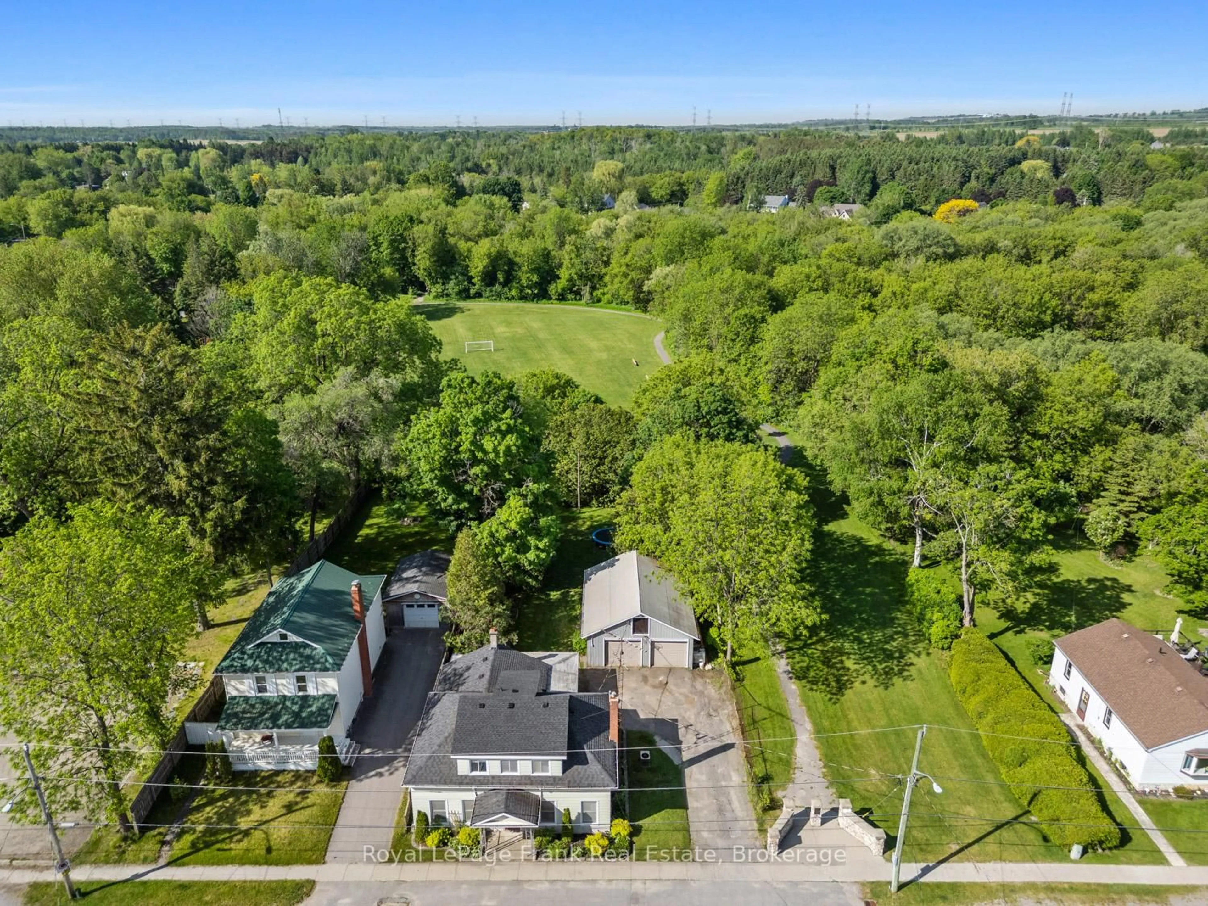 A pic from outside/outdoor area/front of a property/back of a property/a pic from drone, unknown for 5494 Old Scugog Rd, Clarington Ontario L0B 1J0