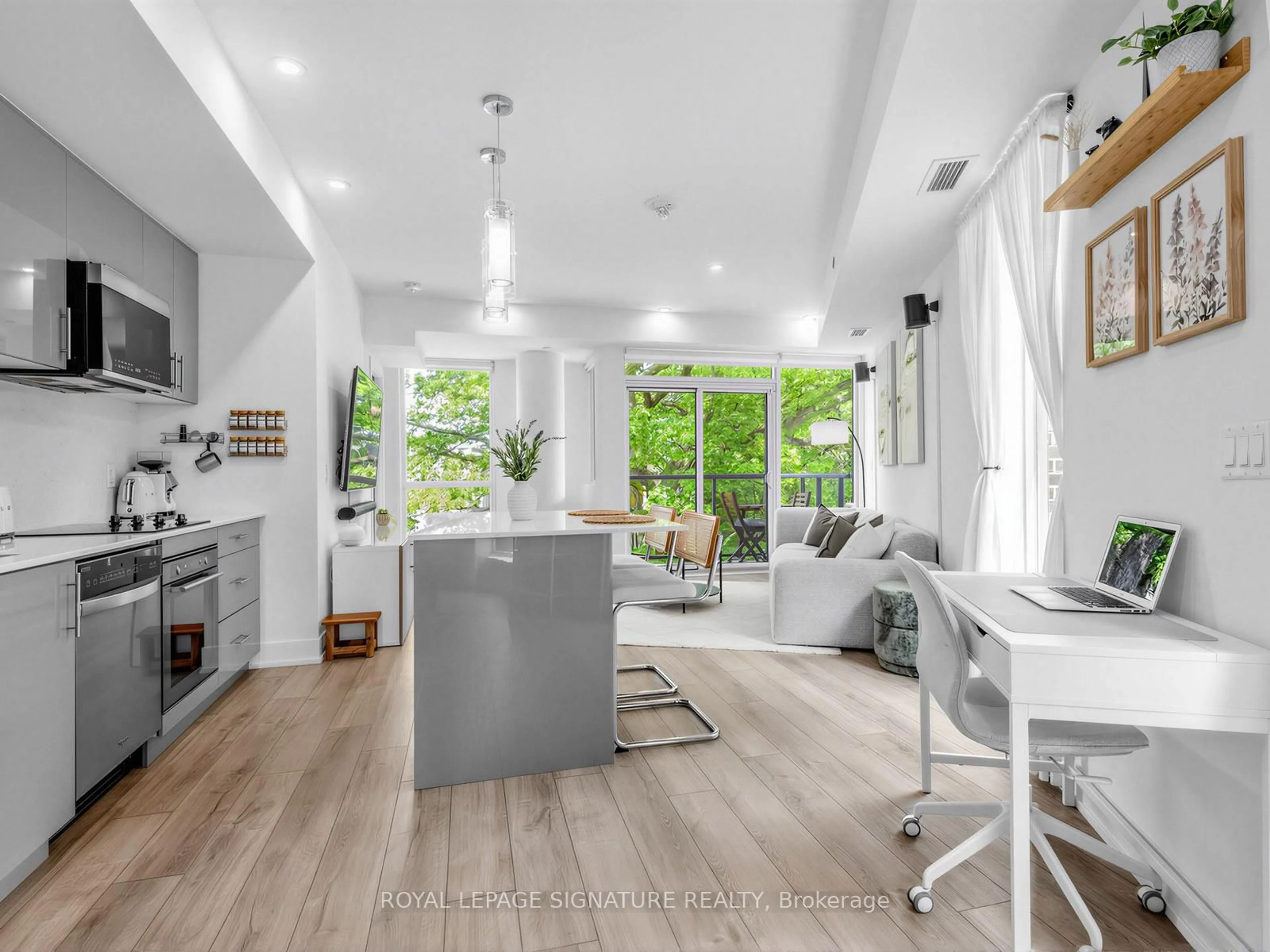 Open concept kitchen, unknown for 1316 Kingston Rd #204, Toronto Ontario M1N 1P6