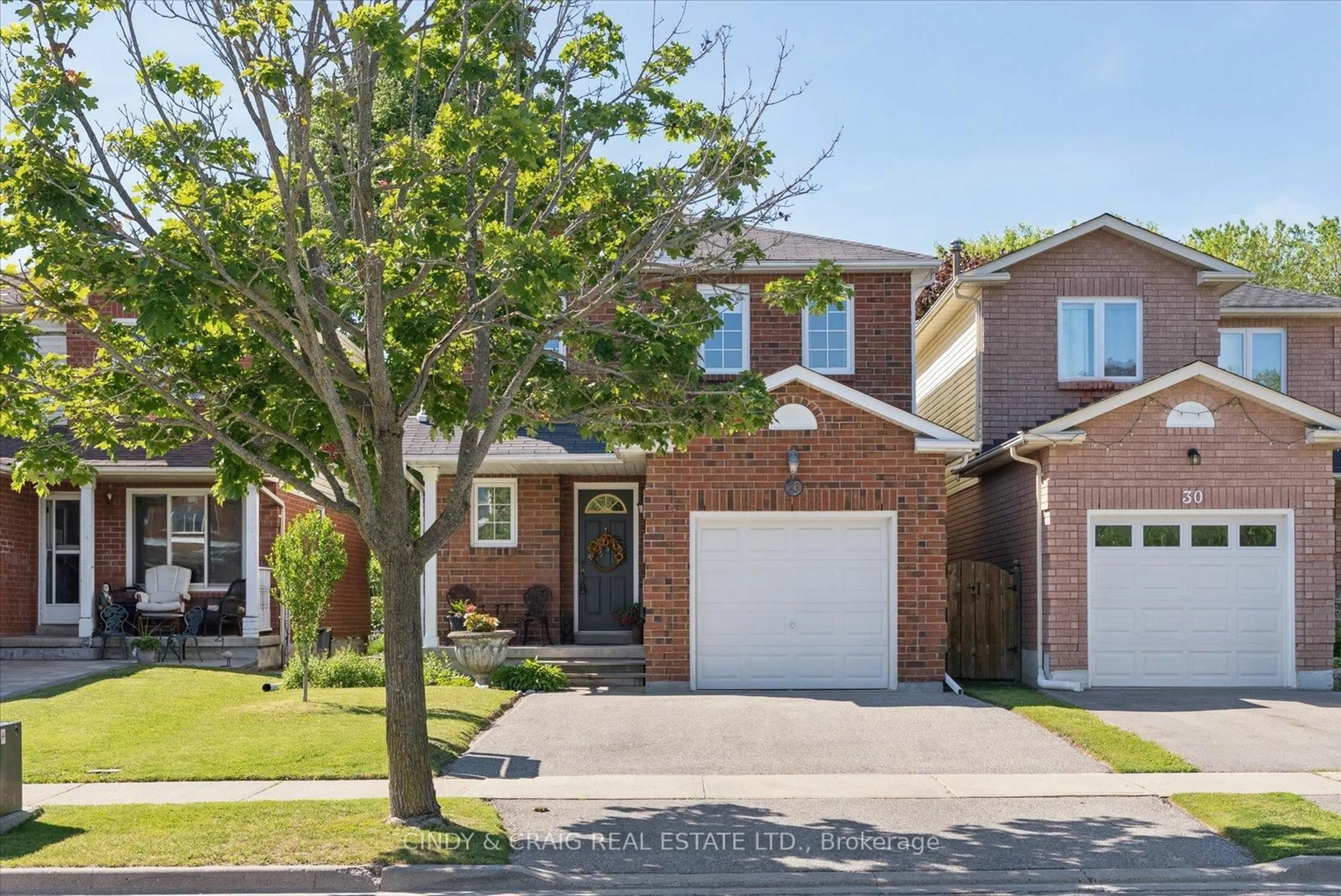 Home with brick exterior material, street for 28 Moyse Dr, Clarington Ontario L1E 2V4