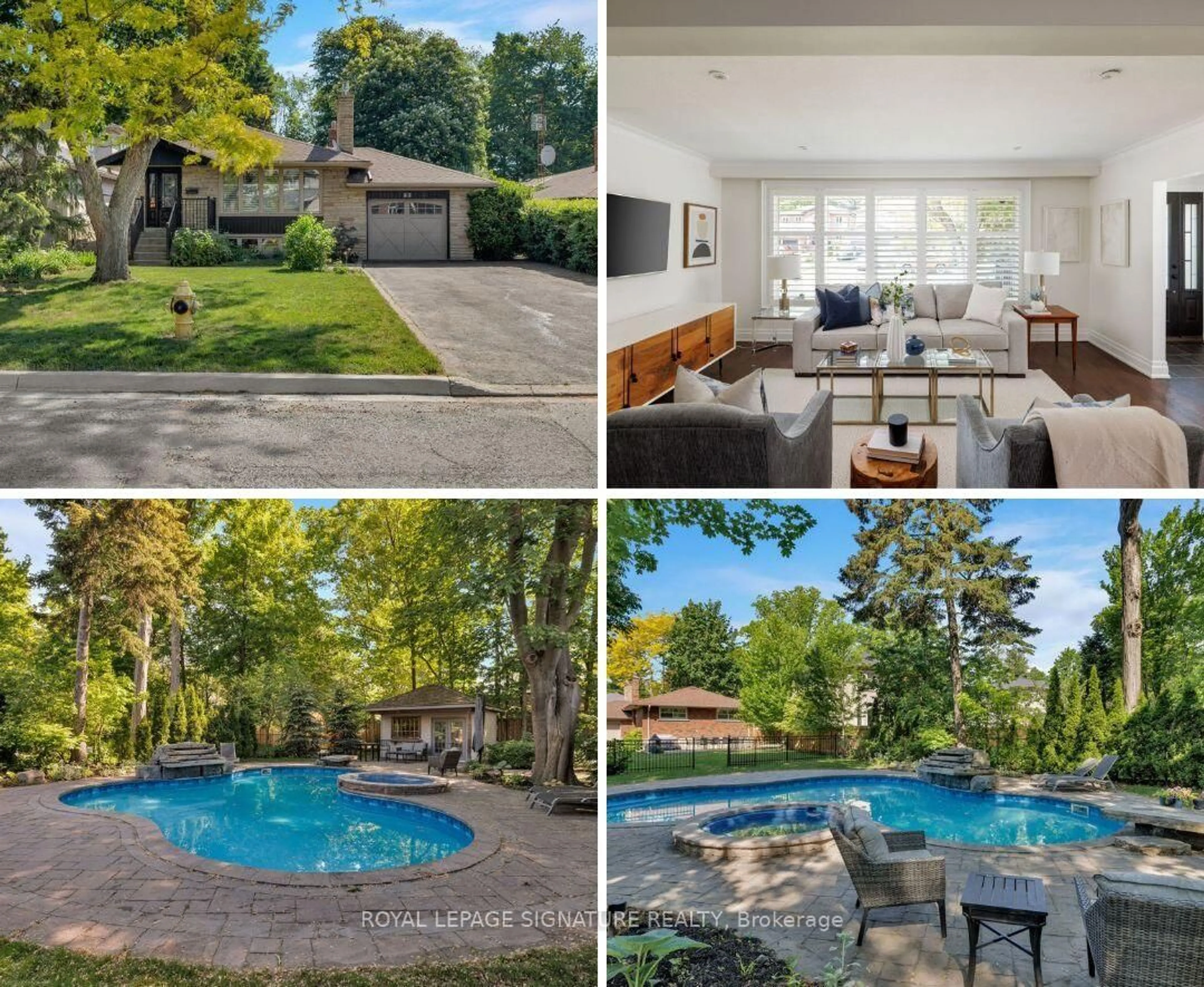 A pic from outside/outdoor area/front of a property/back of a property/a pic from drone, water/lake/river/ocean view for 27 Clyde Rd, Toronto Ontario M1C 1T8