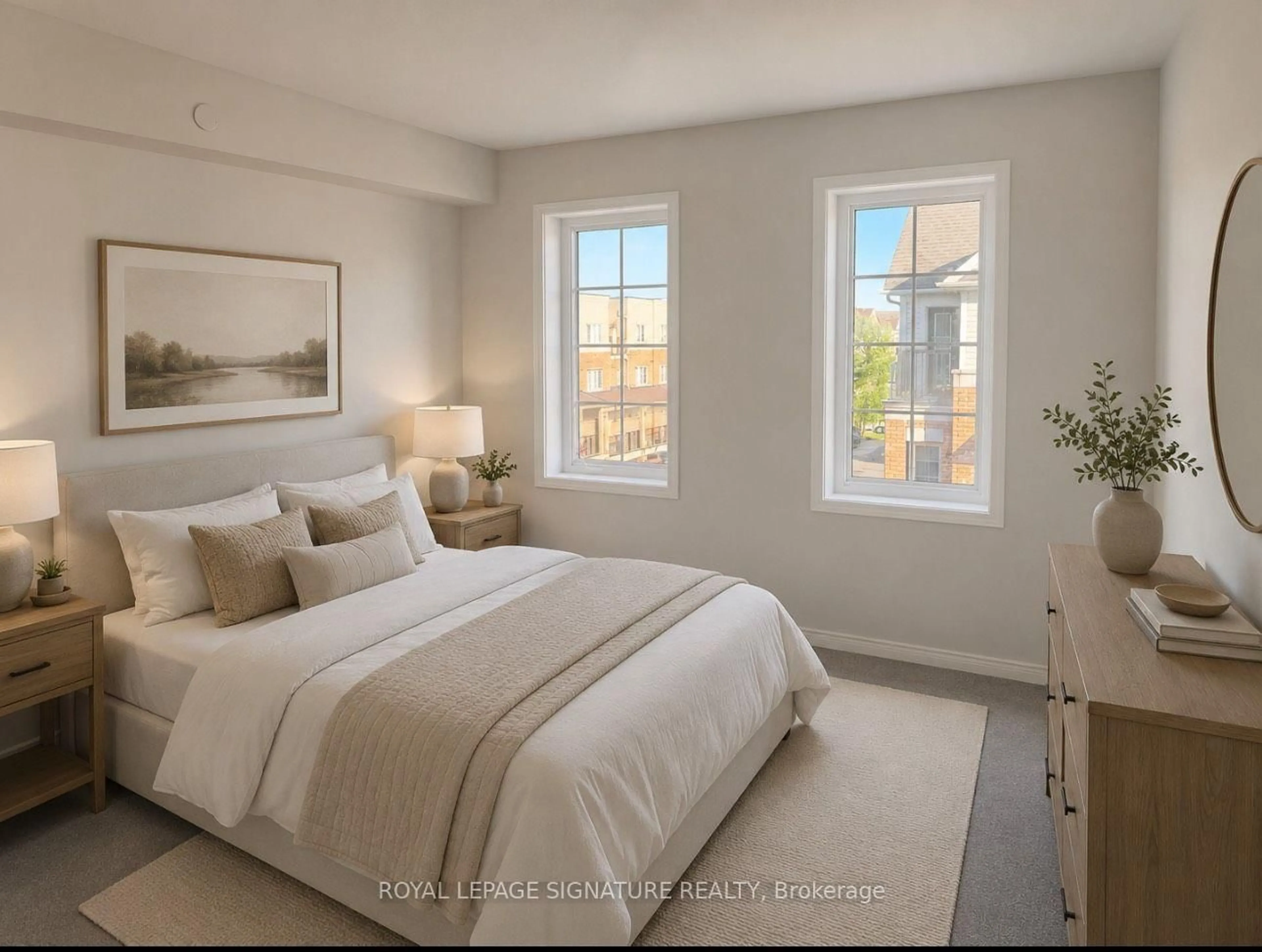Bedroom with bed, unknown for 2494 Rosedrop Path #204, Oshawa Ontario L1L 0L2