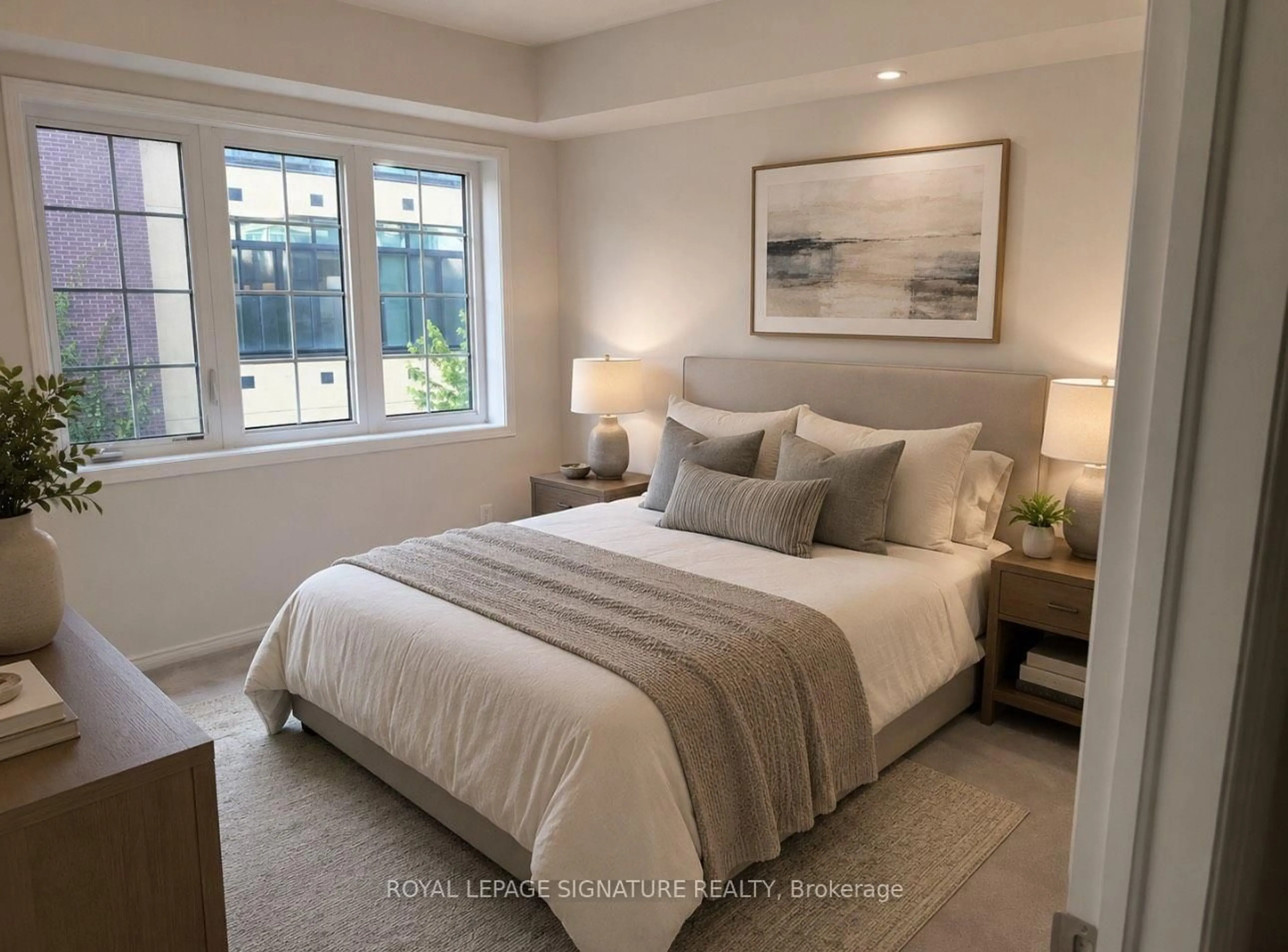 Bedroom with bed, unknown for 2494 Rosedrop Path #204, Oshawa Ontario L1L 0L2