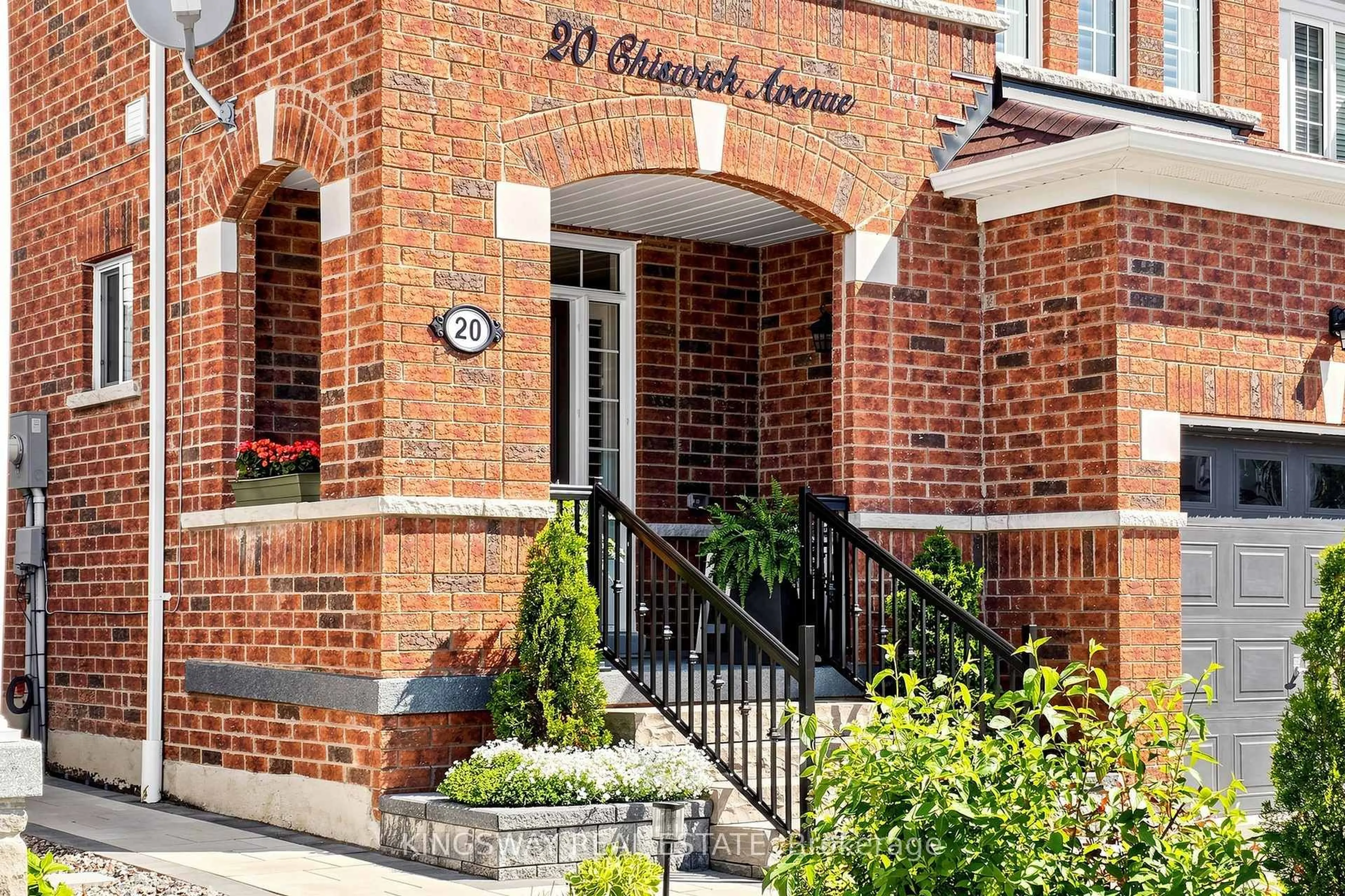 Home with brick exterior material, building for 20 Chiswick Ave, Whitby Ontario L1M 0E1