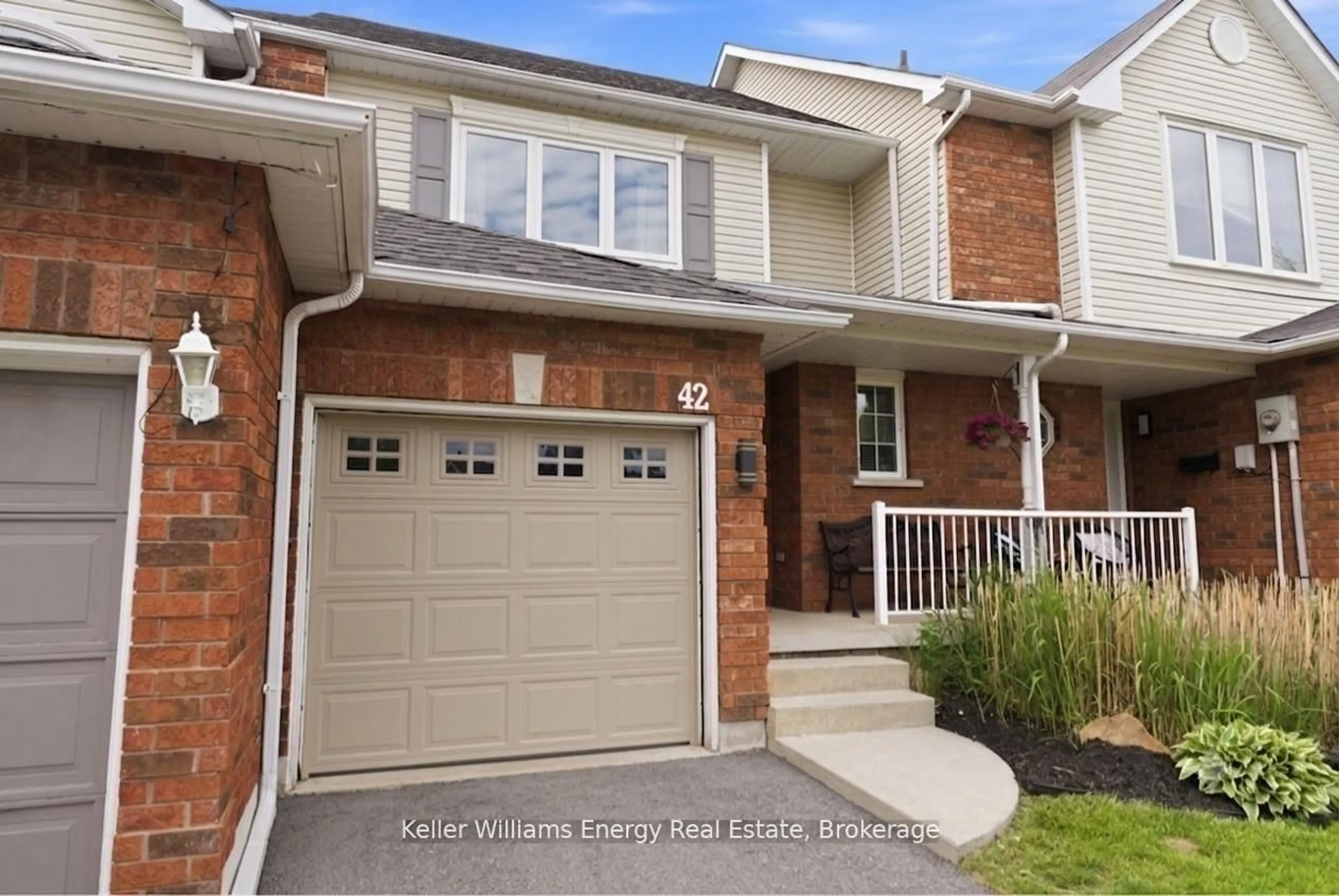 Home with brick exterior material, street for 42 Cecil Found Cres, Clarington Ontario L1E 2W1