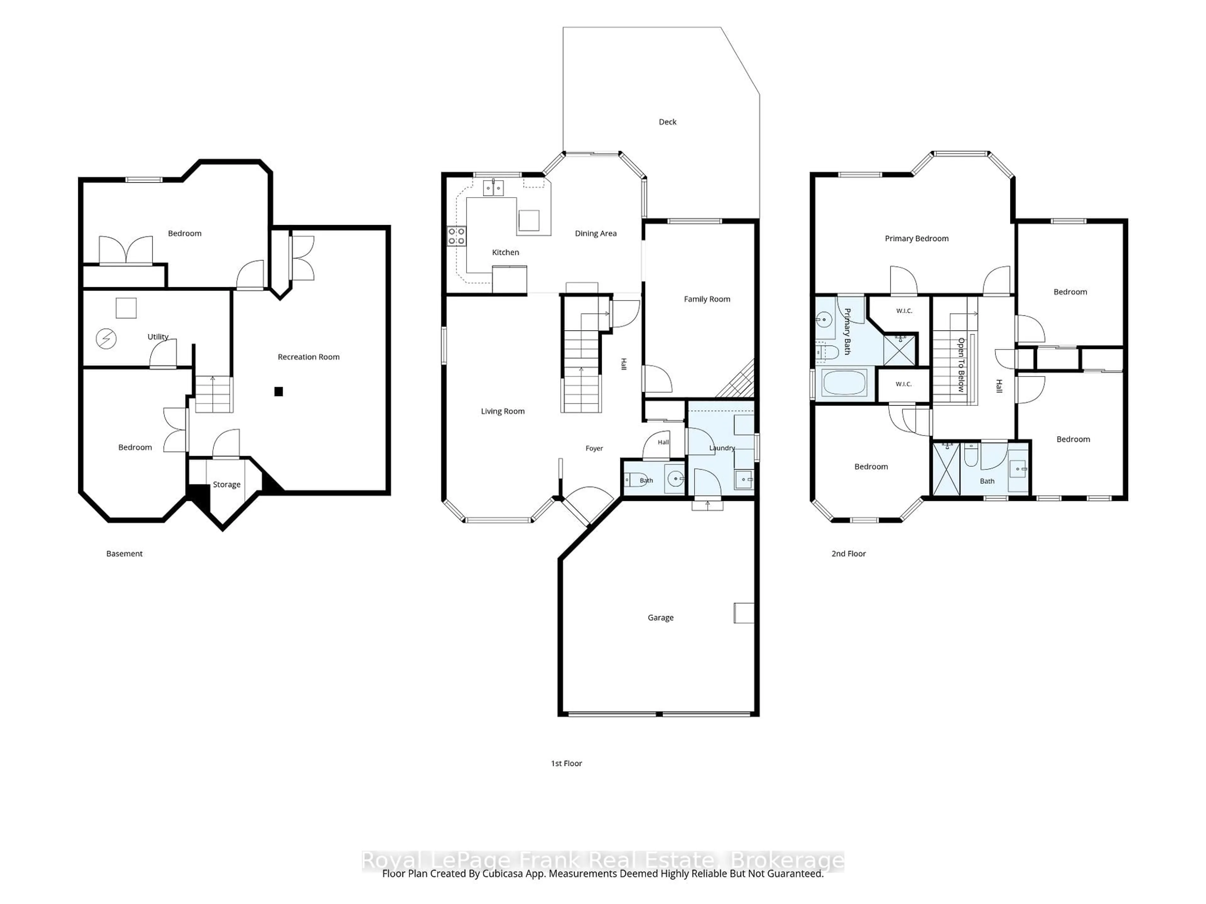 Floor plan for 98 Rustwood St, Clarington Ontario L1C 5E5