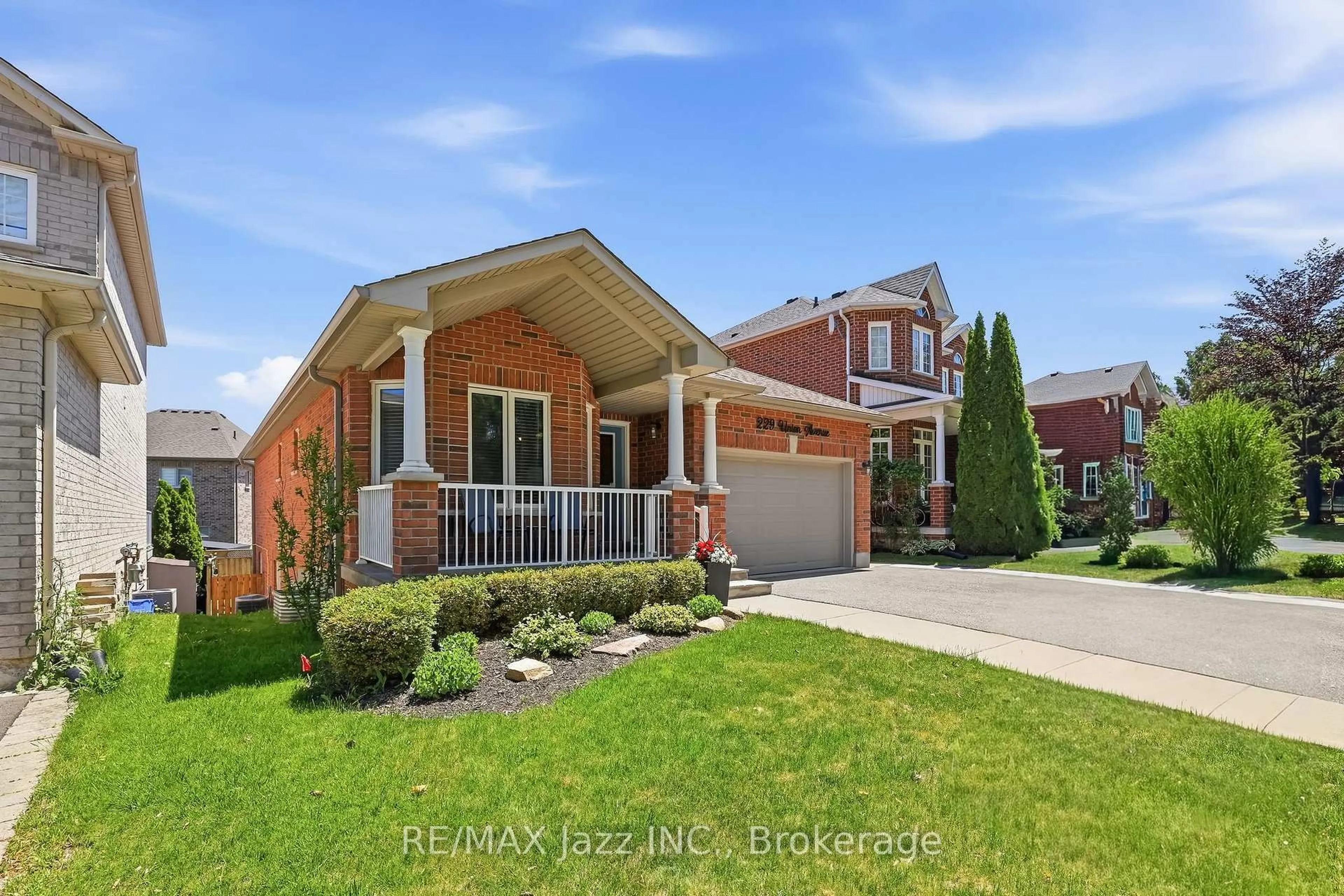Home with brick exterior material, street for 229 Union Ave, Scugog Ontario L9L 2C7