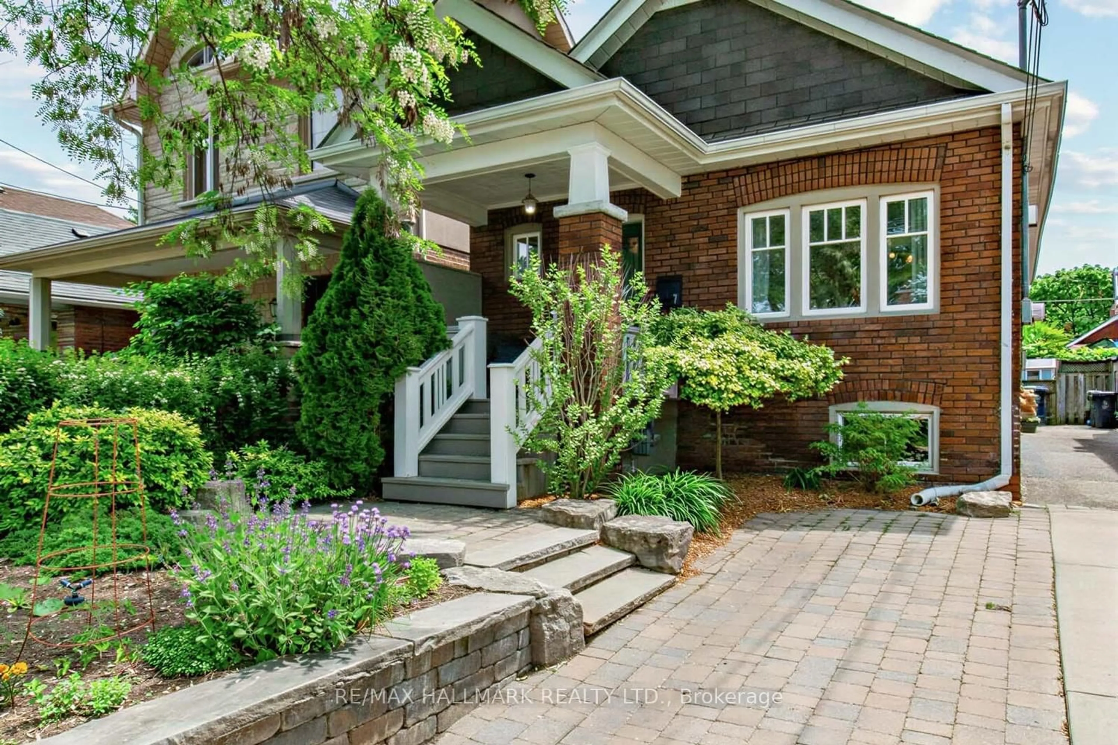Home with brick exterior material, street for 7 Westbrook Ave, Toronto Ontario M4C 2G1