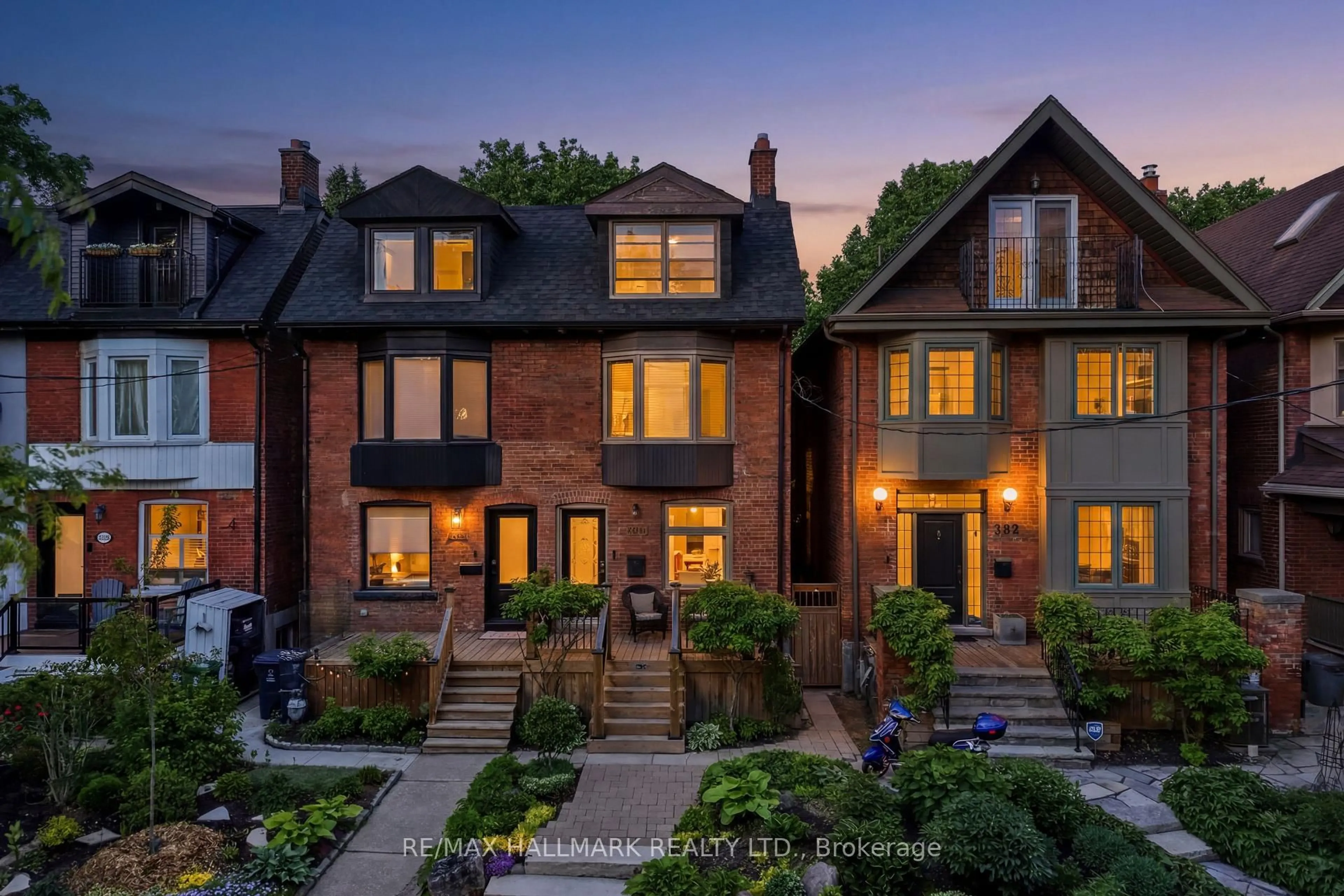 Home with brick exterior material, street for 105 Bertmount Ave, Toronto Ontario M4M 2X8