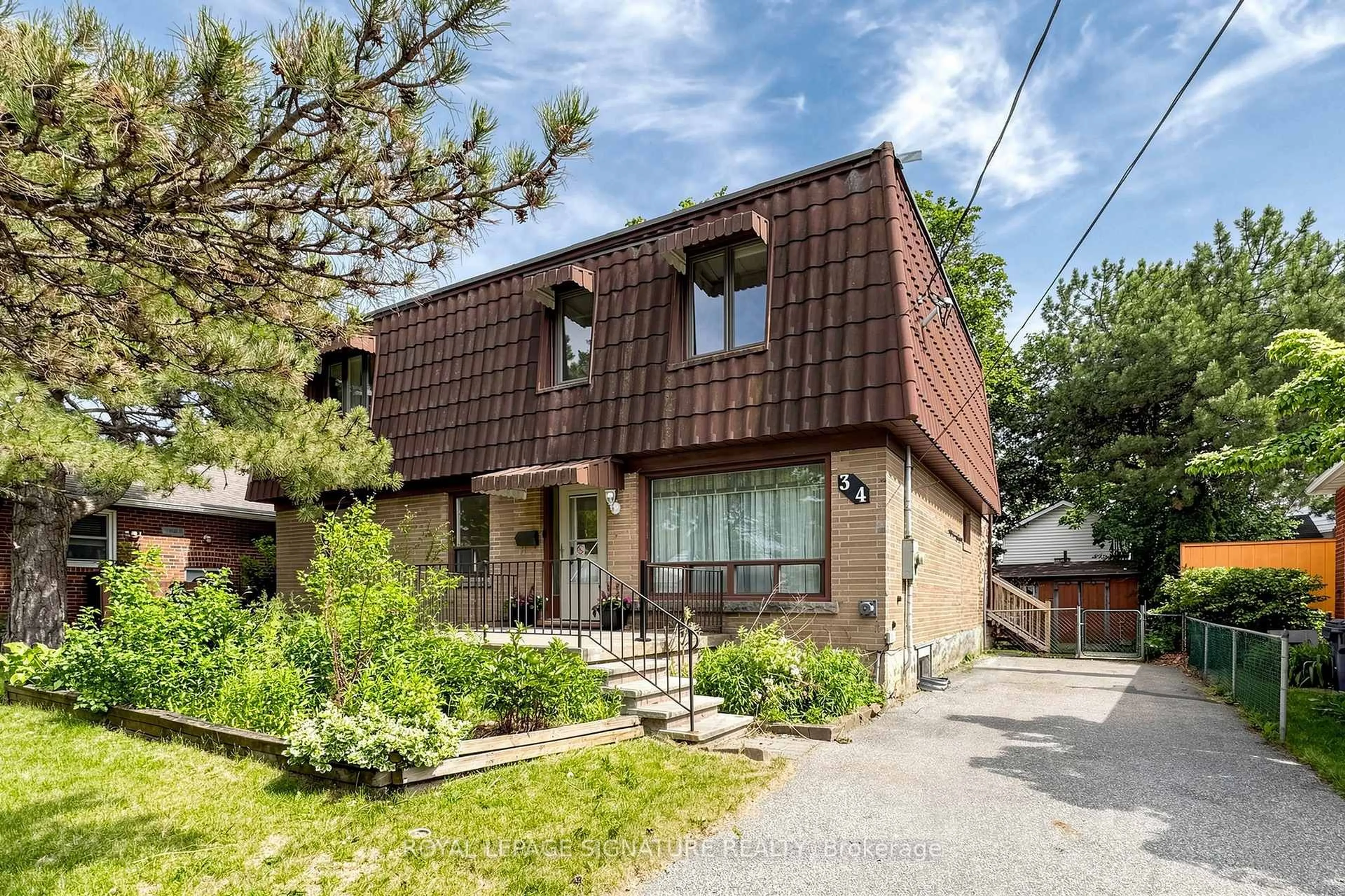 Home with brick exterior material, street for 34 Lingarde Dr, Toronto Ontario M1R 1X6