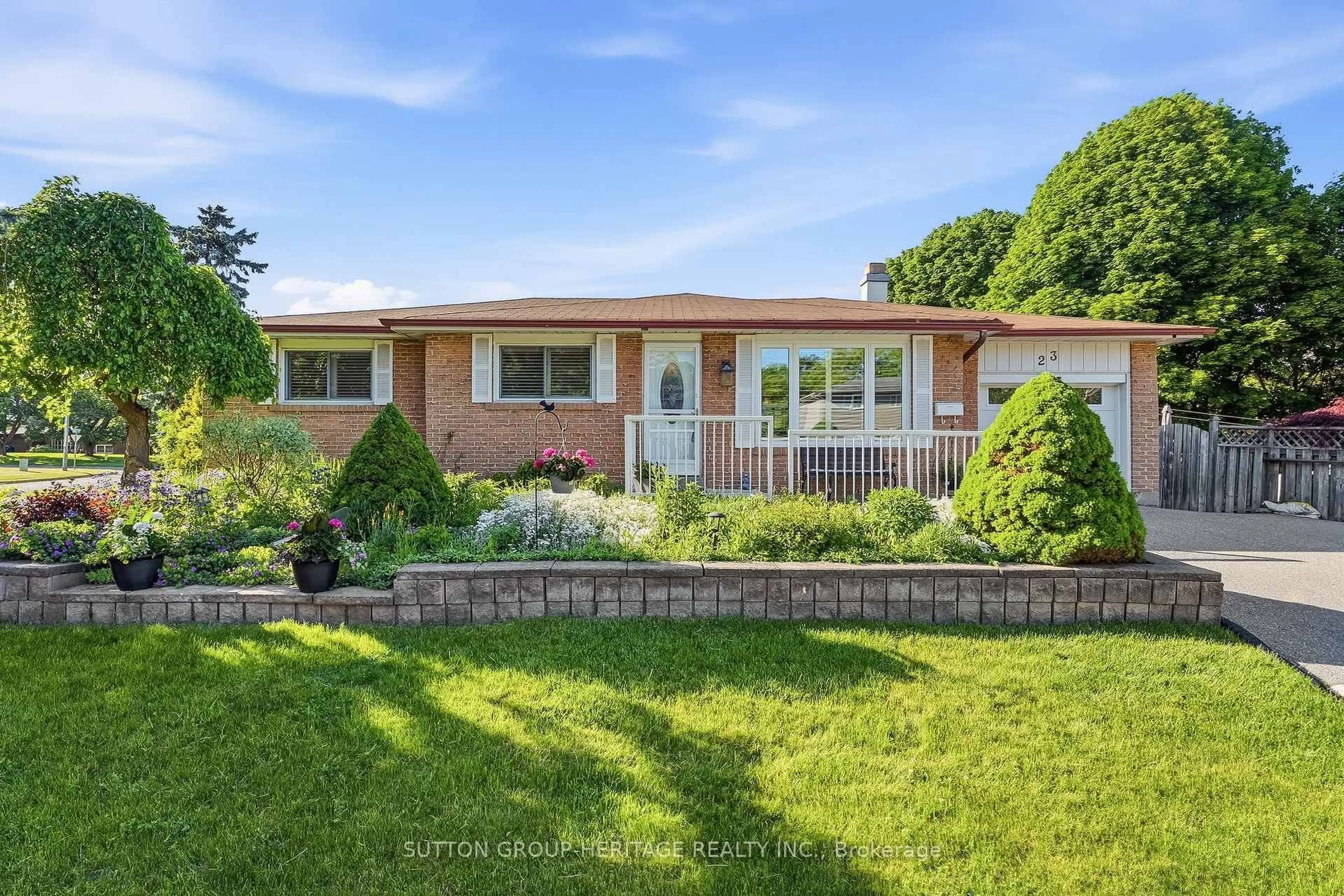 Home with brick exterior material, street for 23 Jacwin Dr, Ajax Ontario L1S 6H6